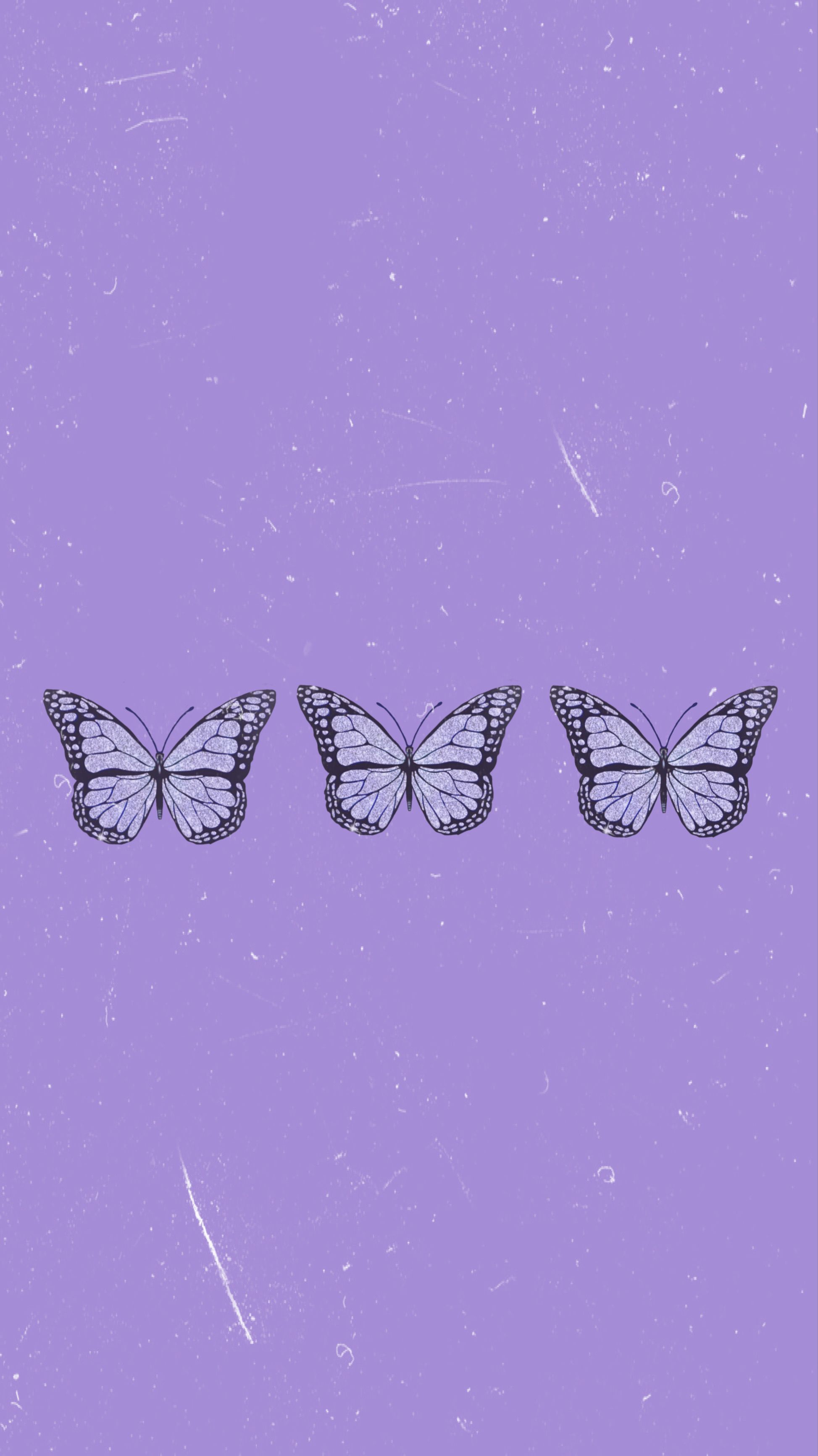 1947x3464 Aesthetic Butterfly Purple Wallpapers