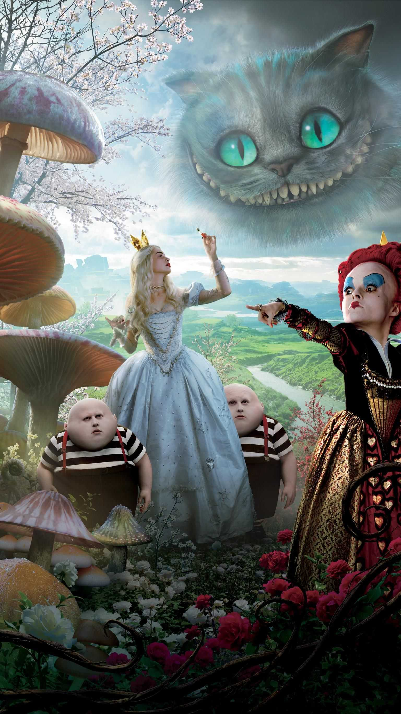 1536x2732 Alice In Wonderland Wallpaper
