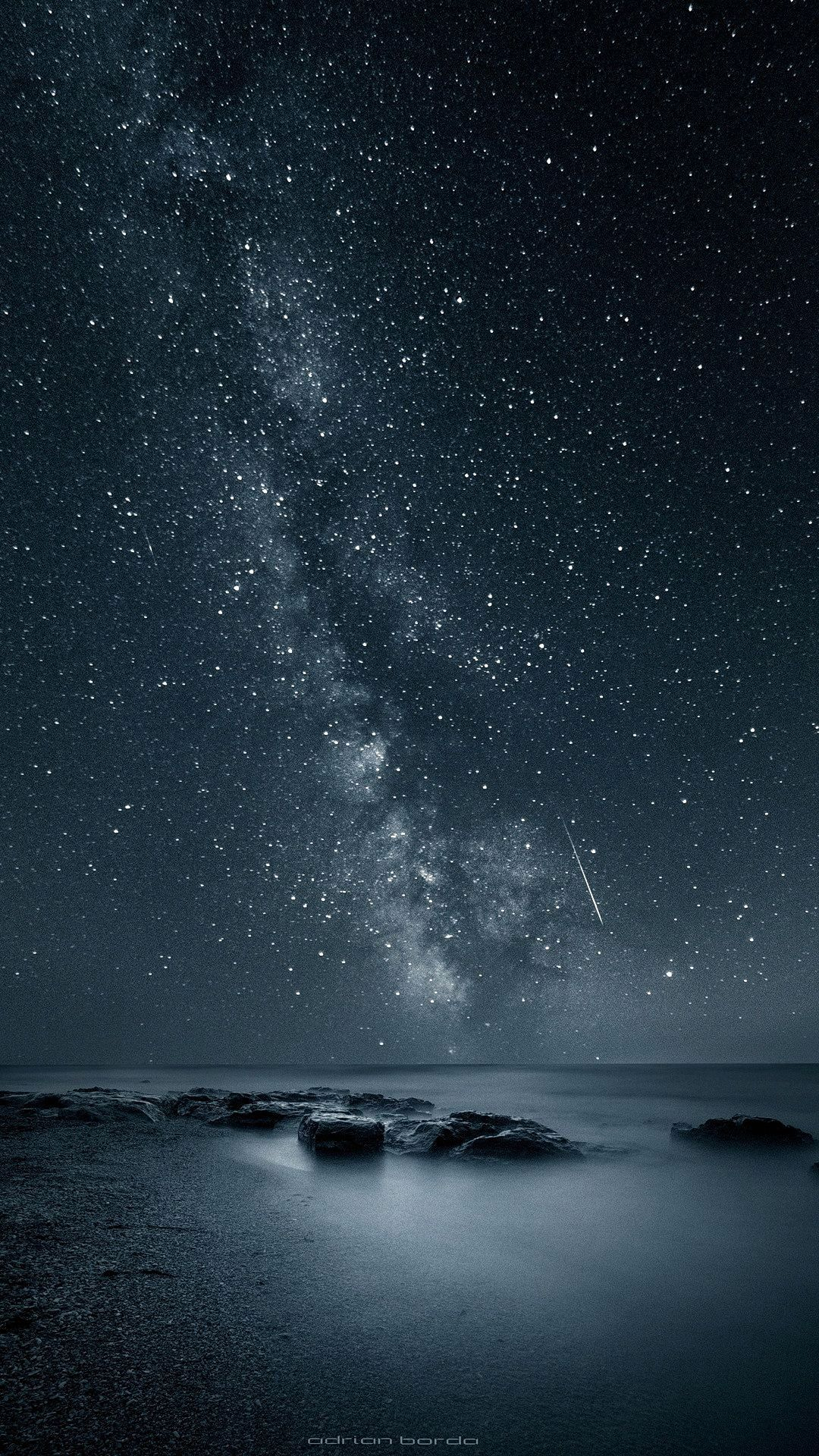 1080x1920 Starry night sea | Infinity wallpaper, Wallpaper space, Night sky wallpaper