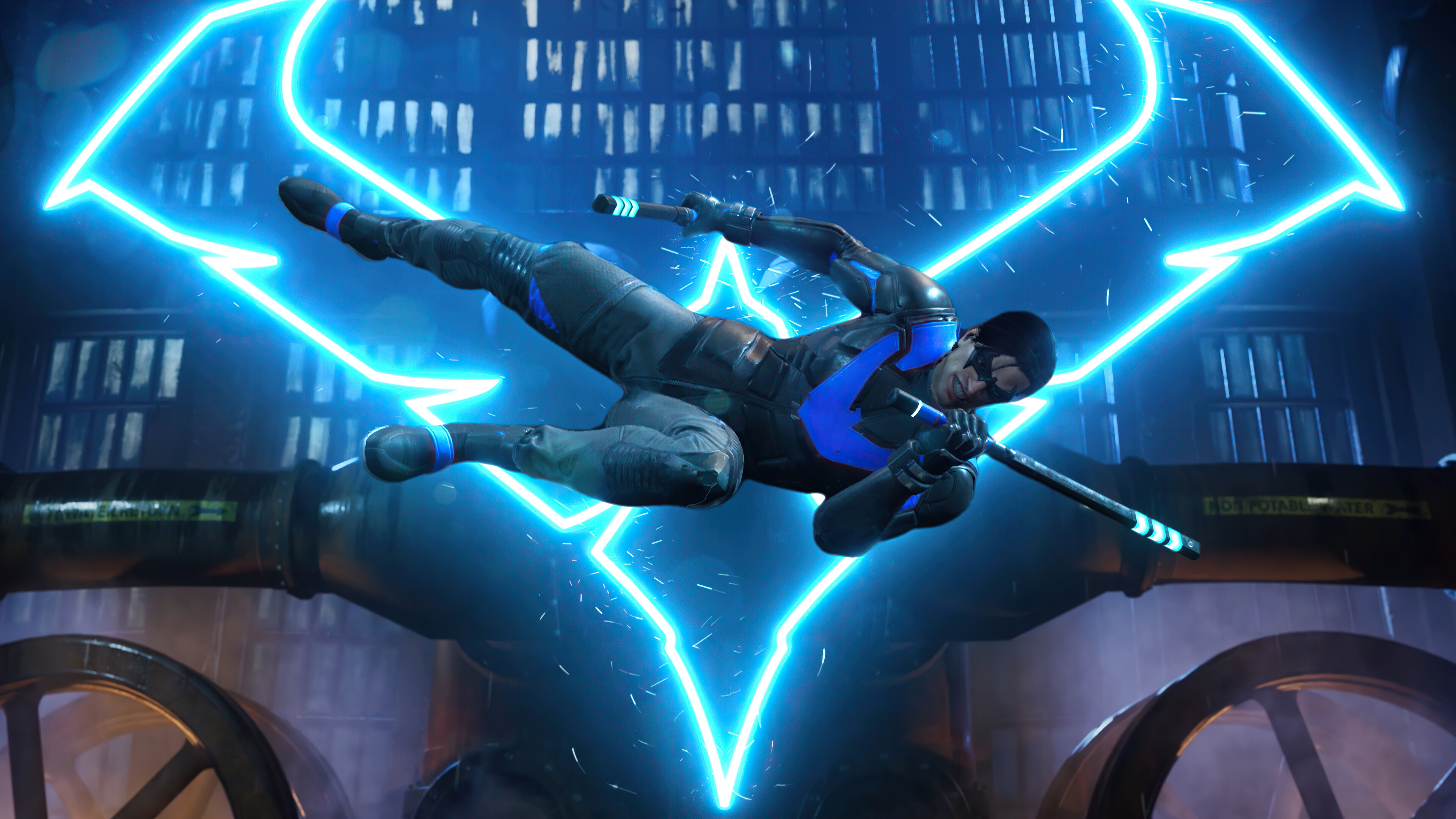 3840x2160 Nightwing Gotham Knights Logo 4k, HD Games, 4k Wallpapers, Images, Backgrounds, Photos and Pictures
