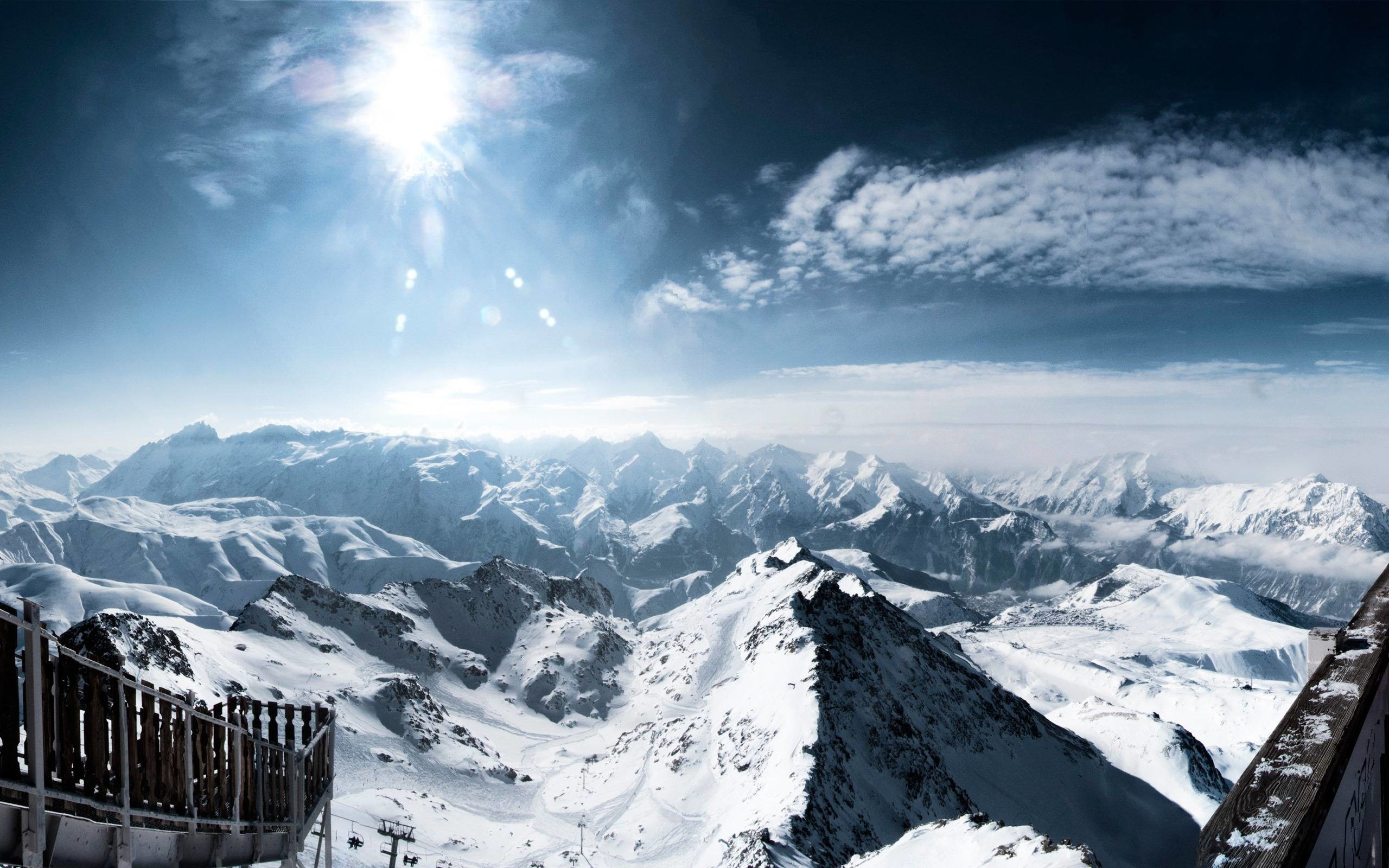 2560x1600 Snow Mountain Wallpaper (76+ pictures