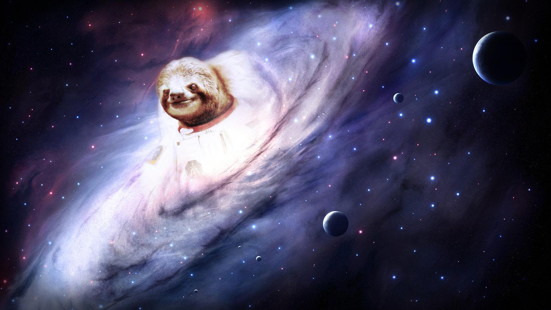 1920x1080 Space Sloth Wallpapers