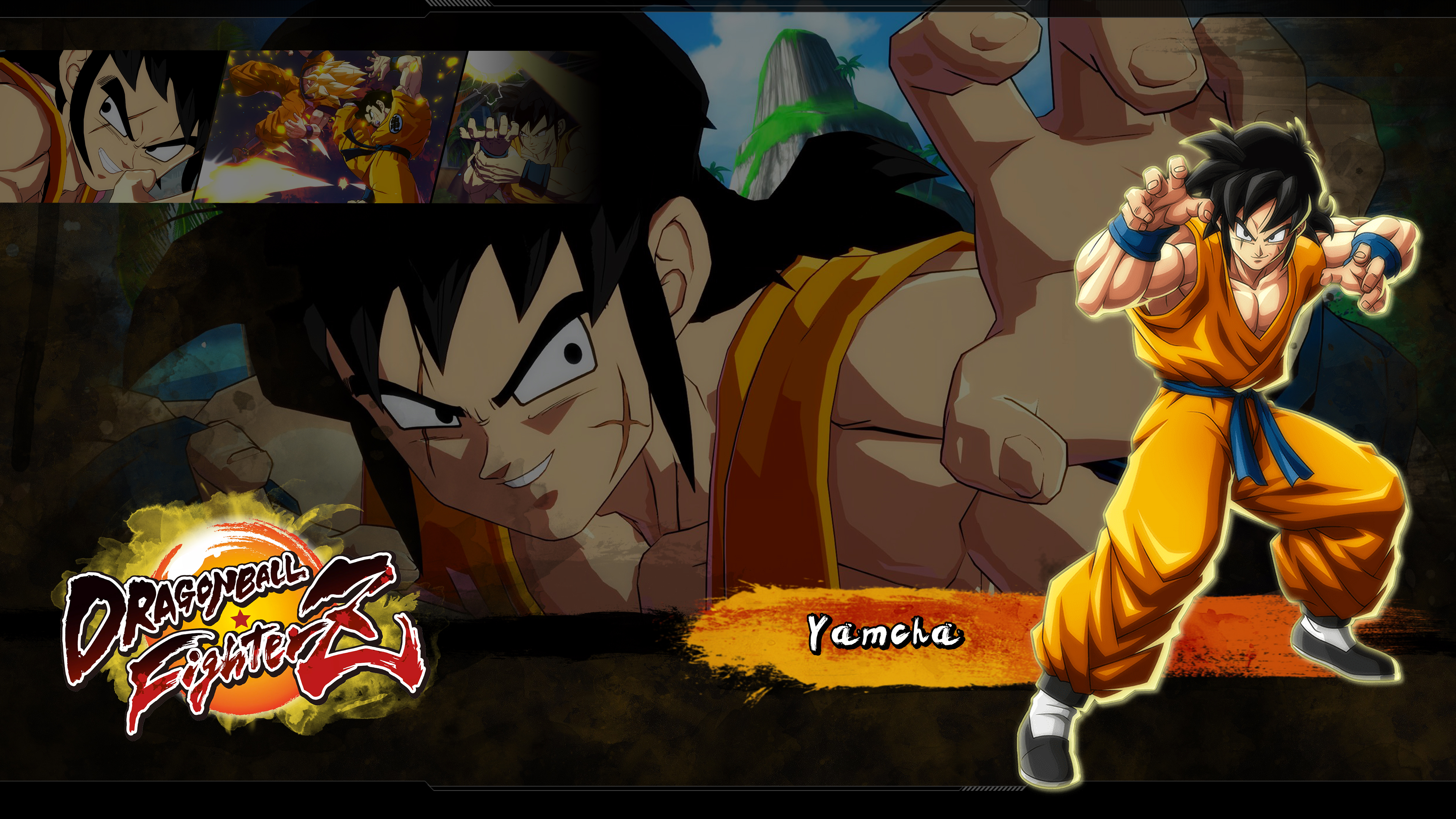3840x2160 Dragon Ball FighterZ Yamcha Wallpapers Cat with Monocle