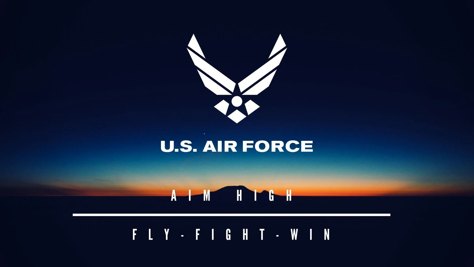1920x1080 Us Air Force Logo Wallpapers Top Free Us Air Force Logo Backgrounds