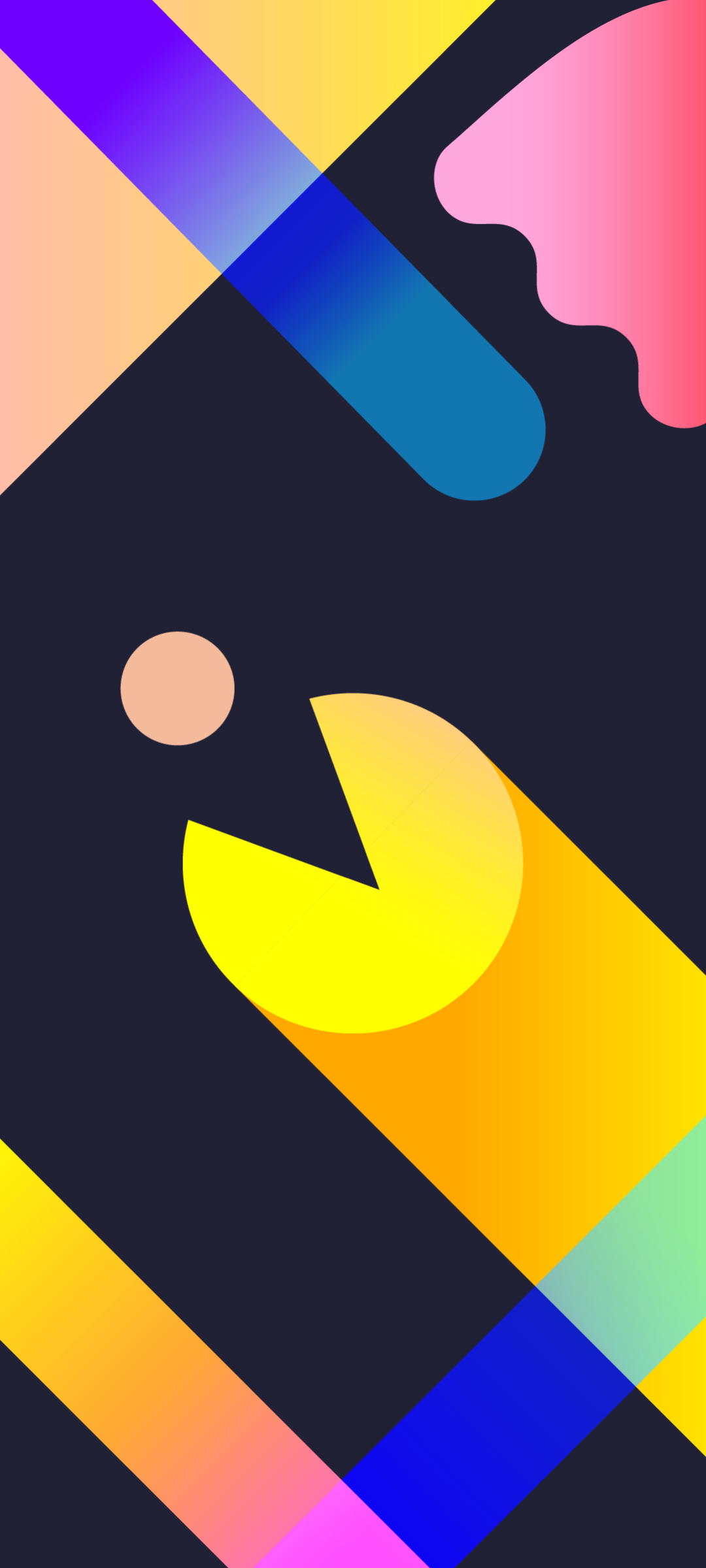 1080x2400 Add OnePlus' Retro 'Pac-Man' Wallpapers to Your Pixel 6, iPhone 13, or Any Other Device &acirc;&#128;&#147; Review Geek