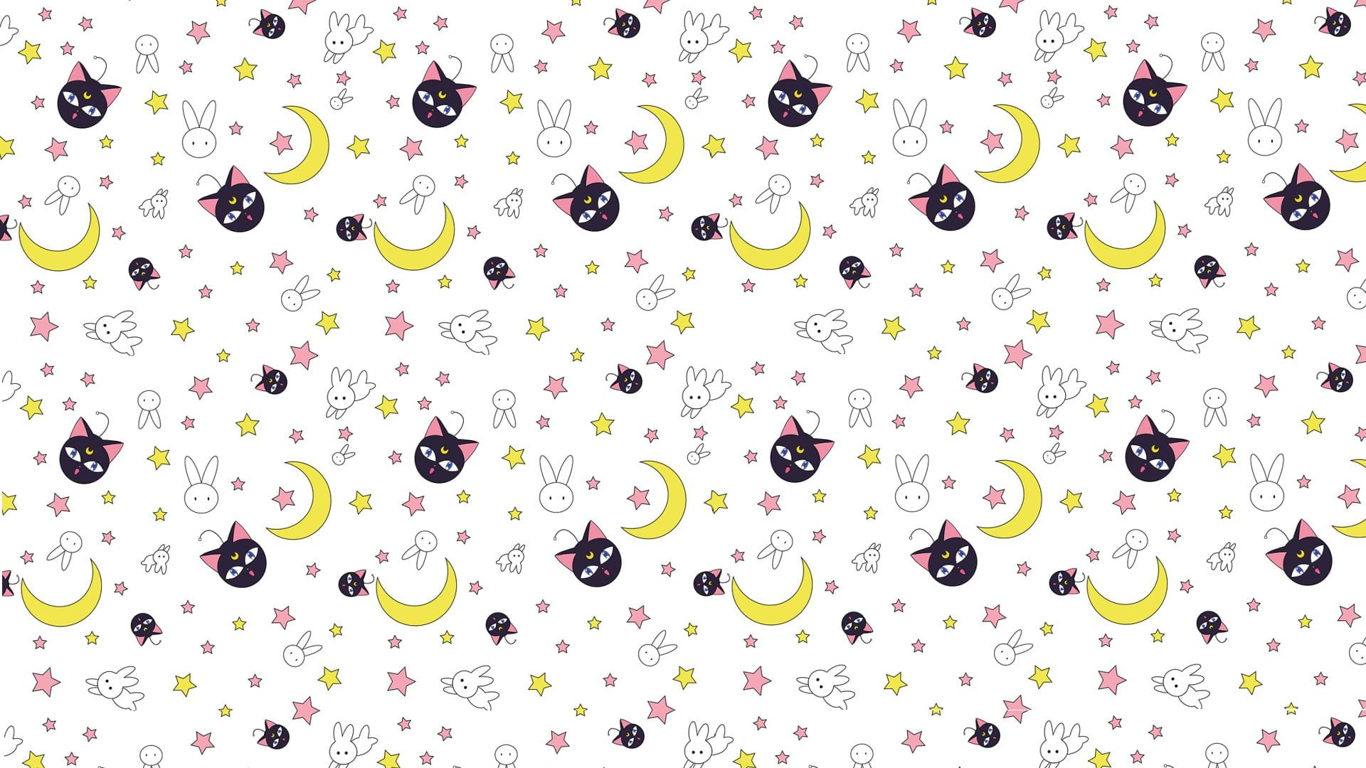 1920x1080 Sailor Moon Luna illustrations #cat the moon #texture #neko #Bunny #1080P # wallpaper #hdwallpaper #des&acirc;&#128;&brvbar; | Sailor moon background, Sailor moon, Sailor moon wallpaper