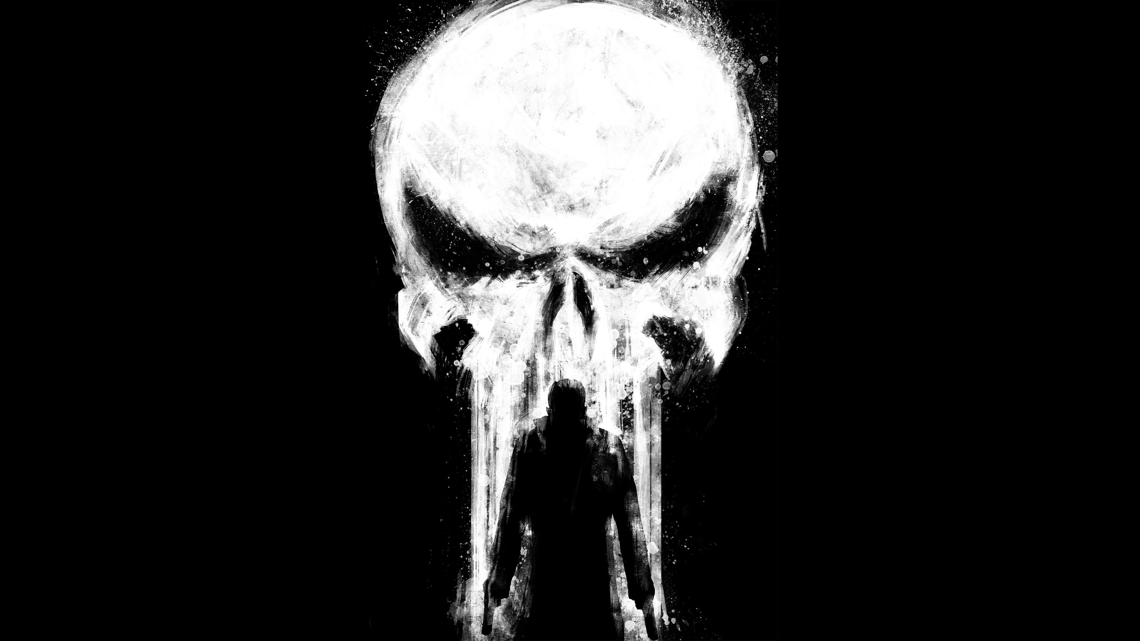 3840x2160 Punisher Paint Art 4k the punisher wallpapers, superheroes wallpapers, punisher wallpapers, marvel wallpapers, hd-w&acirc;&#128;&brvbar; | Art wallpaper, Marvel wallpaper, Art painting