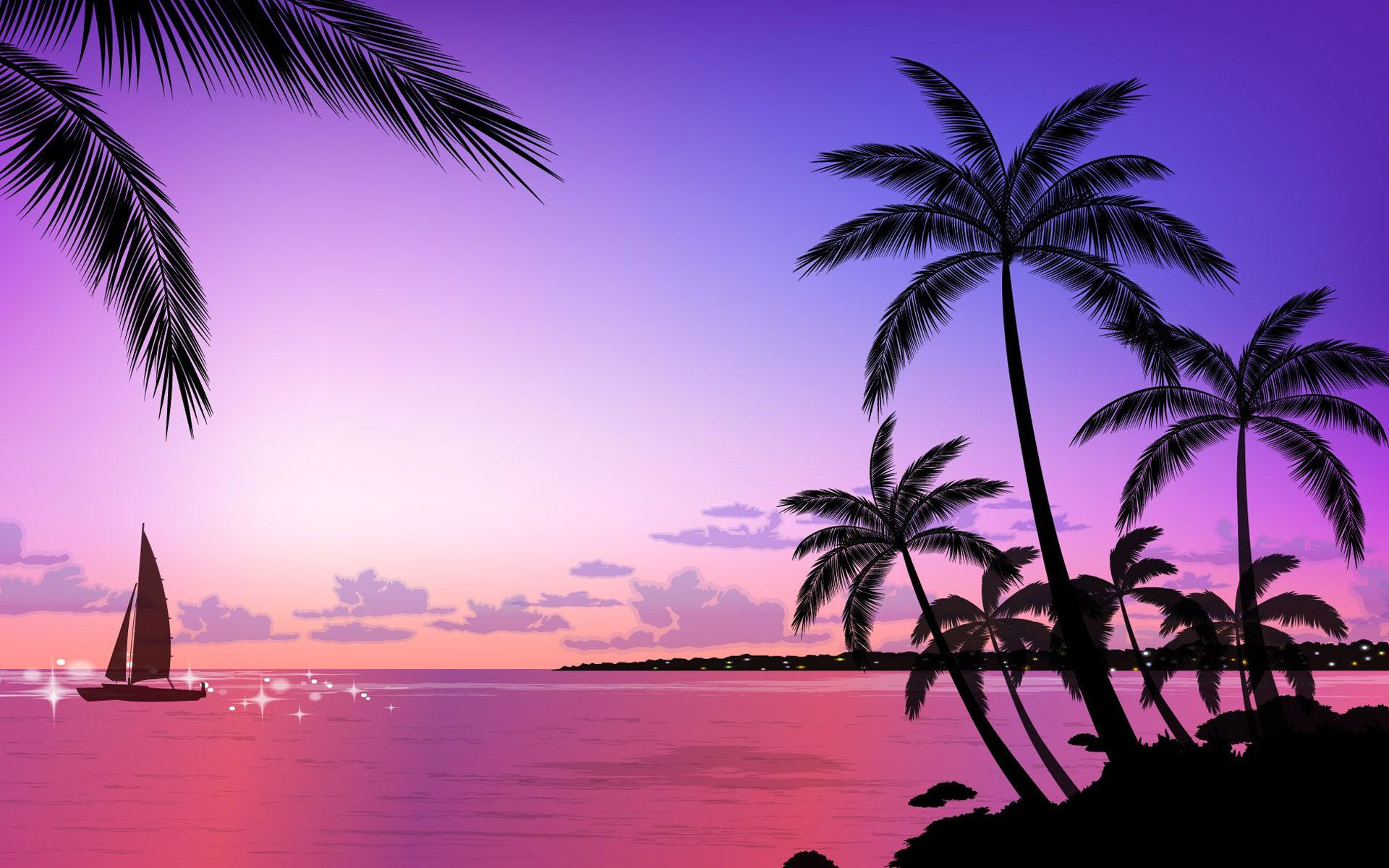 1920x1200 Pink Beach Sunset HD Wallpapers Top Free Pink Beach Sunset HD Backgrounds