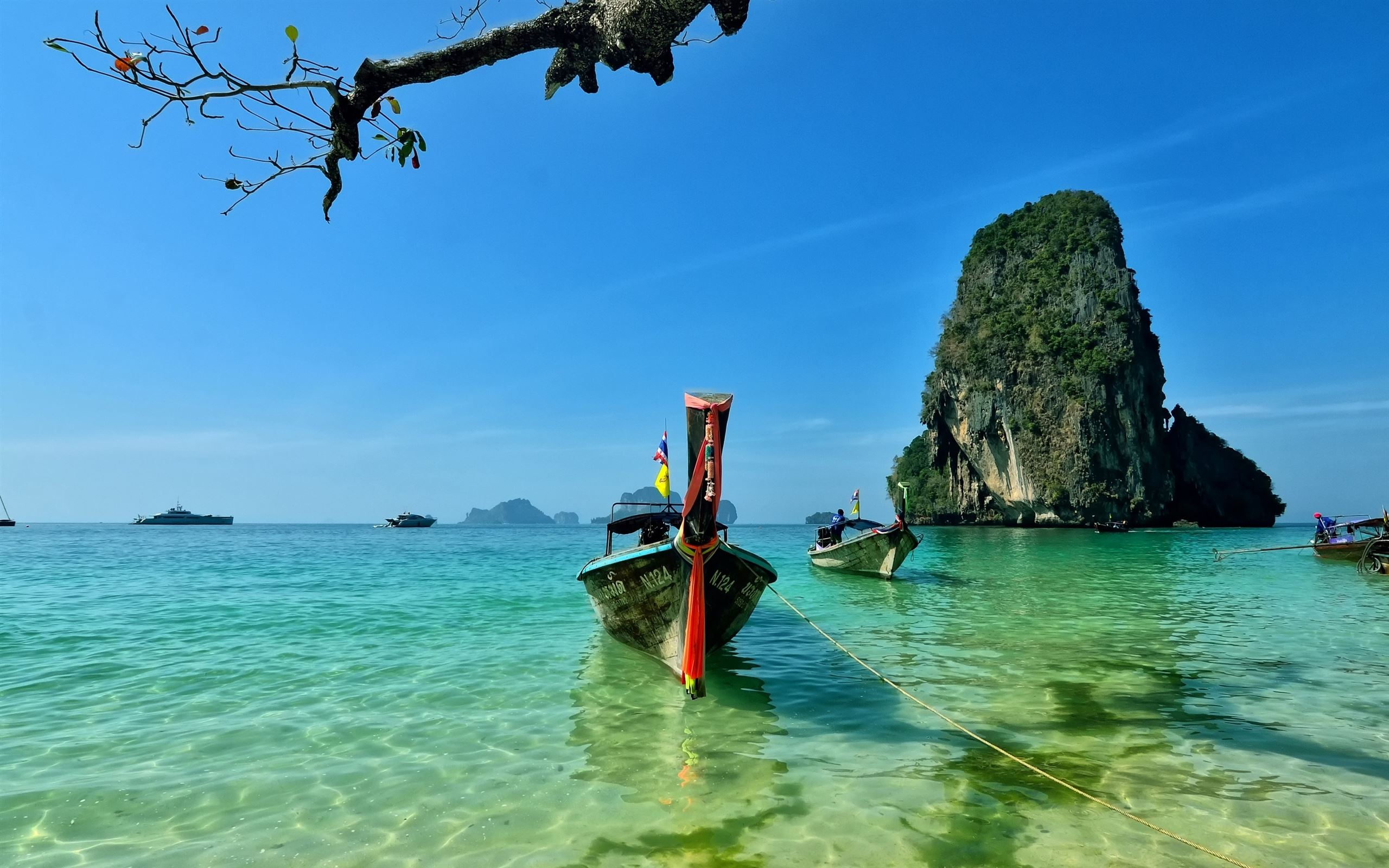 2560x1600 Railay Beach Thailand MacBook Air Wallpaper Download