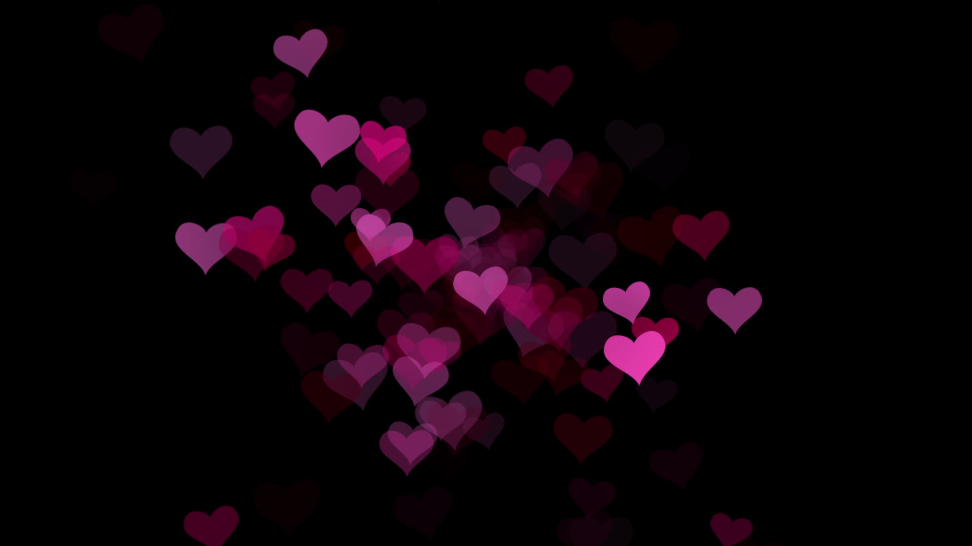1920x1080 Red Heart Background Stock Video Footage for Free Download
