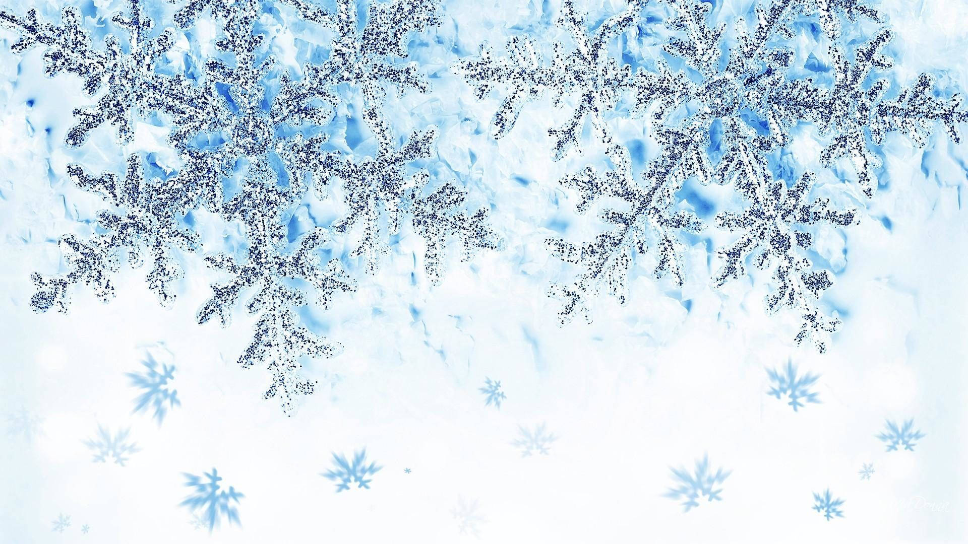 1920x1080 Download Hd Snowflakes In Winter Wallpaper