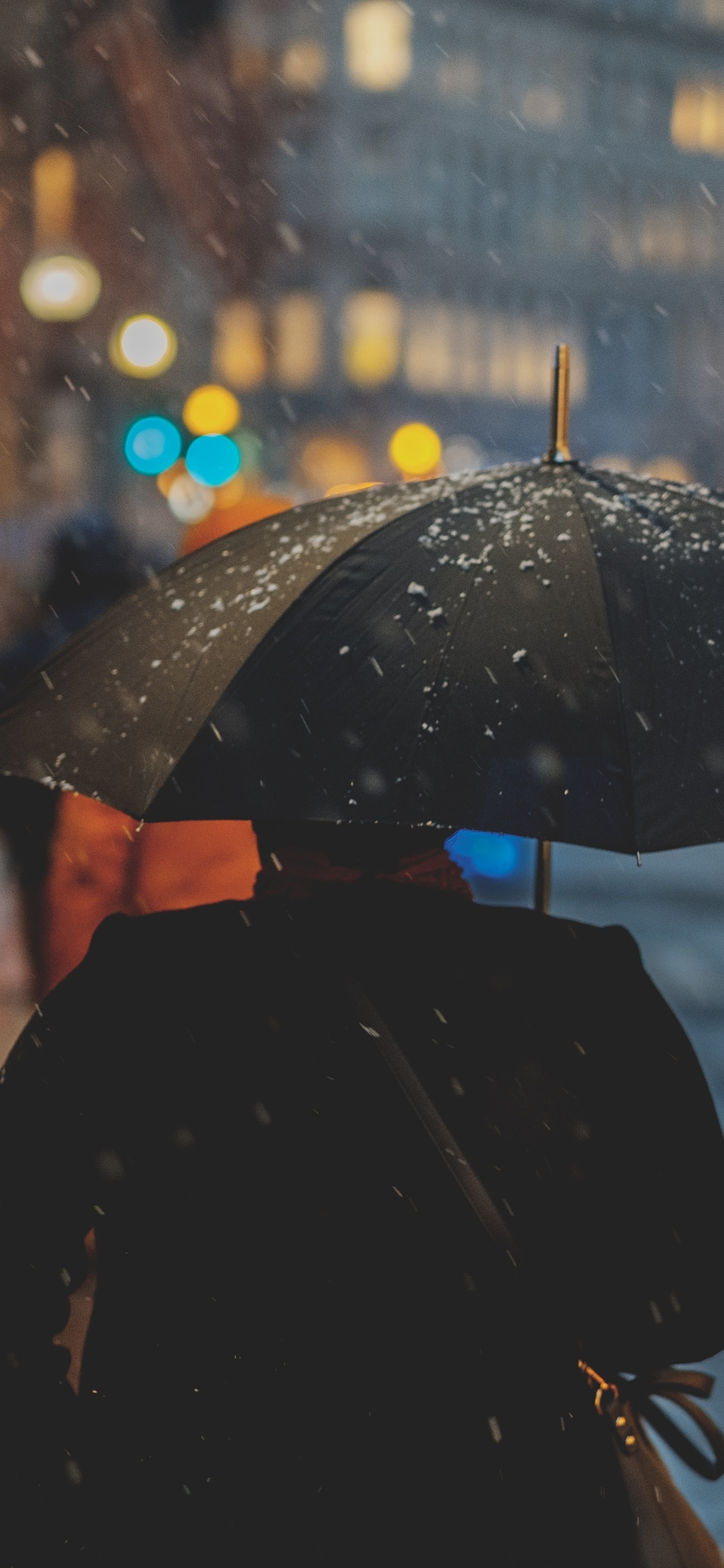 1125x2436 Rainy Day Person With Umbrella 5k Iphone XS,Iphone 10,Iphone X HD 4k Wallpapers, Images, Backgrounds, Photos and Pictures