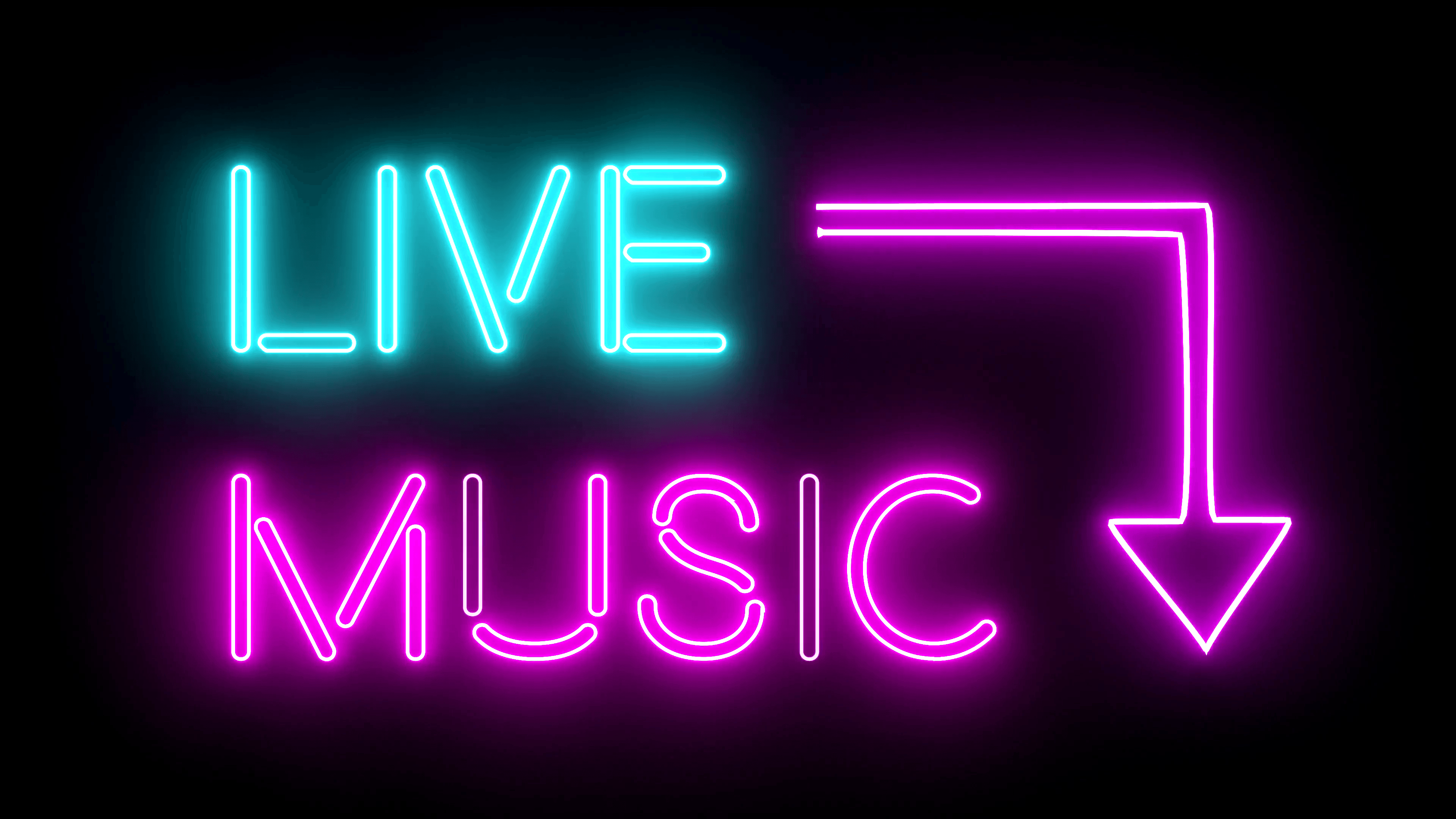 3840x2160 Neon Music Wallpapers Top Free Neon Music Backgrounds