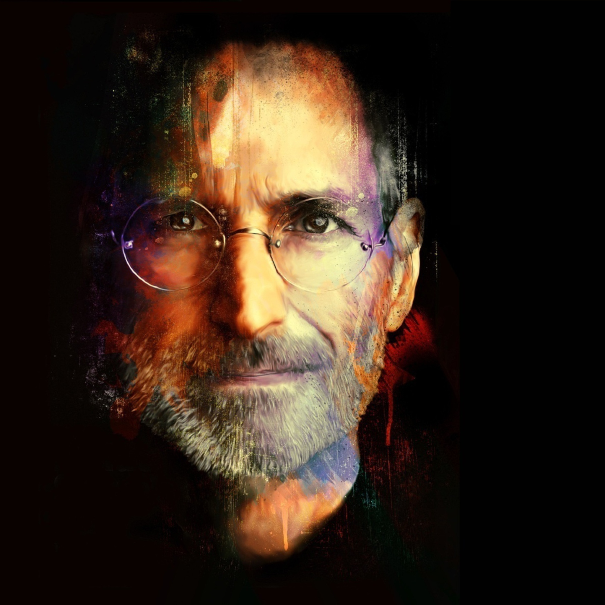 2048x2048 Steve Jobs Wallpaper for iPad mini 2