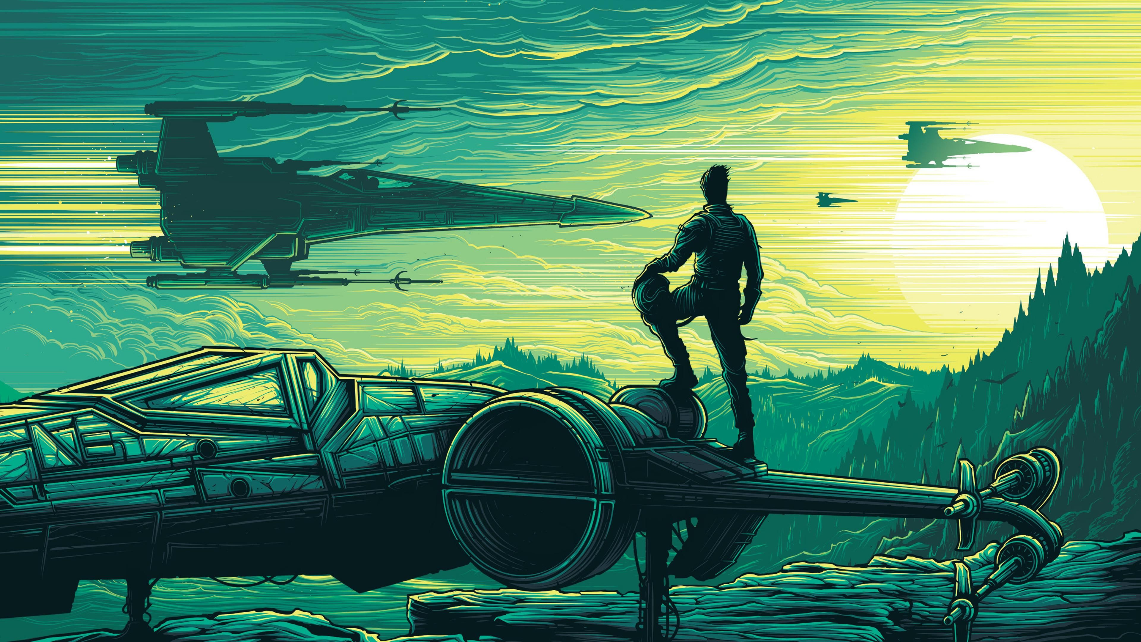 3840x2160 The Force Awakens IMAX Wallpapers (4K) Imgur | Star wars wallpaper, Force awakens poster, Star wars background