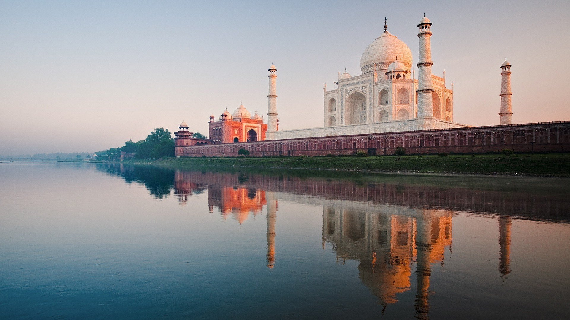 1920x1080 Taj Mahal River, HD World, 4k Wallpapers, Images, Backgrounds, Photos and Pictures