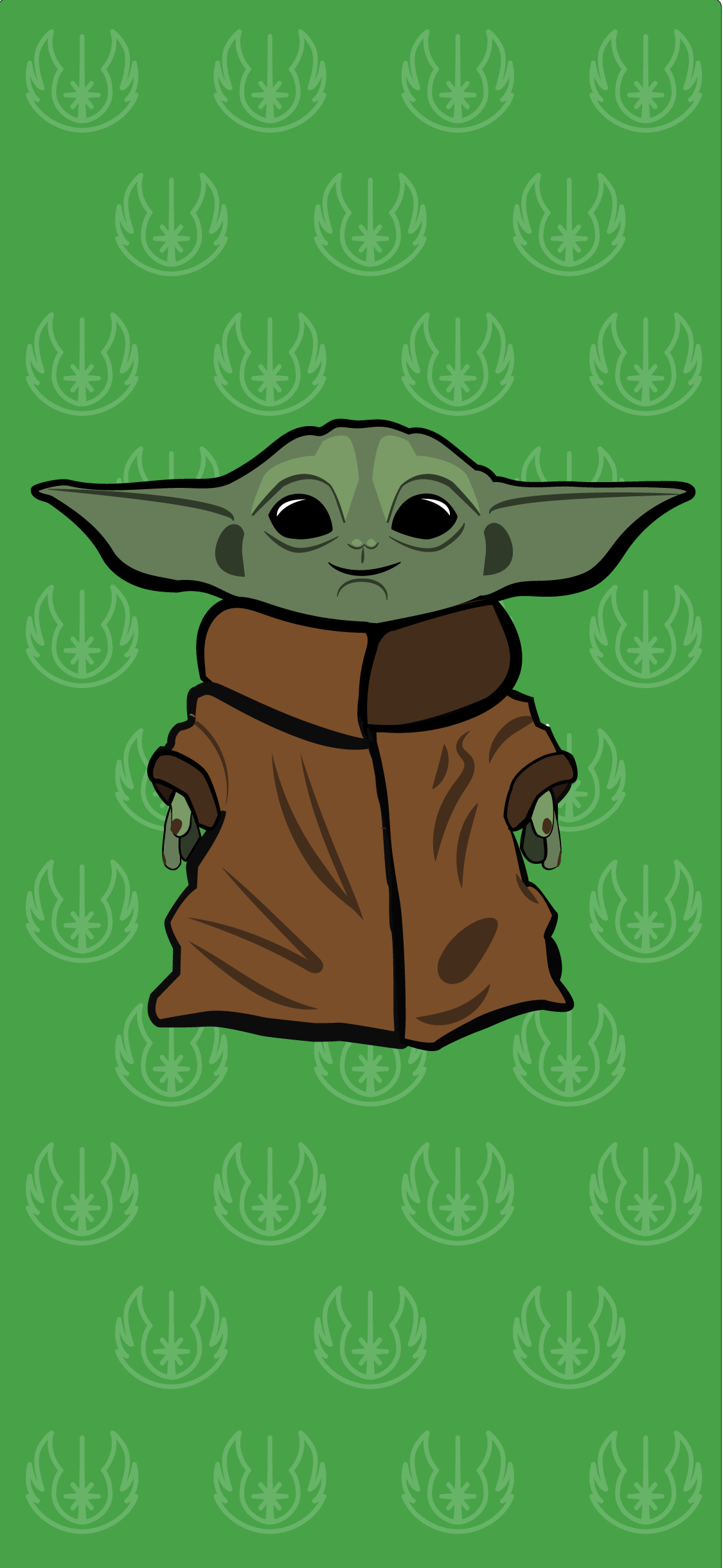 1125x2436 Baby Yoda Wallpaper