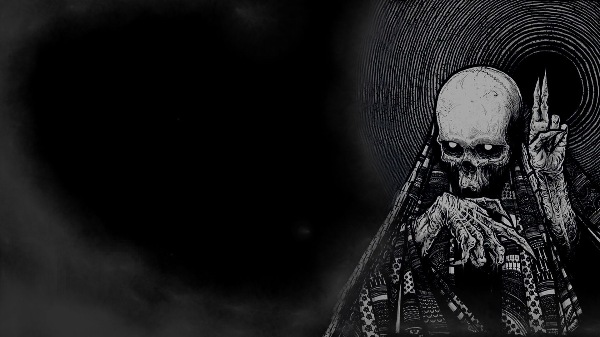 1920x1080 Dark Skull HD Wallpaper Live Wallpaper HD | Black skulls wallpaper, Skull wallpaper, Goth wallpaper
