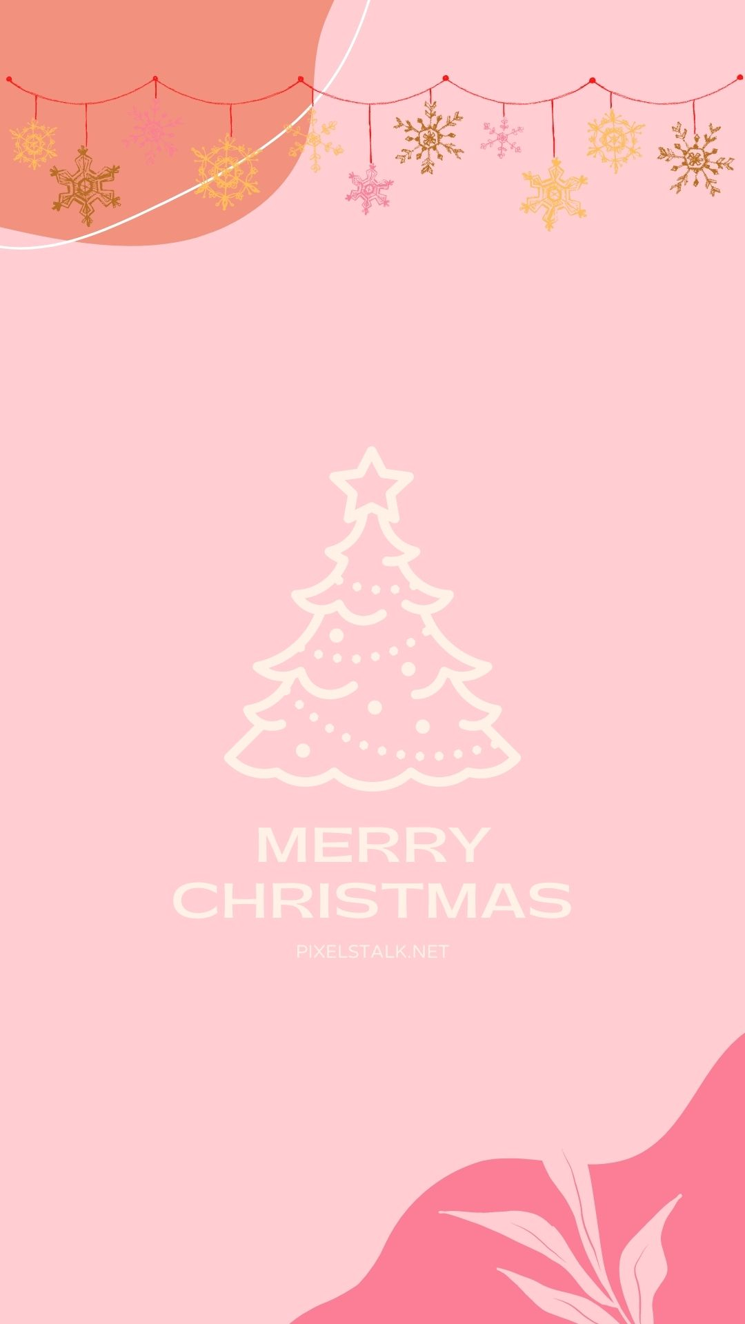 1080x1920 Christmas iPhone Pink Wallpapers