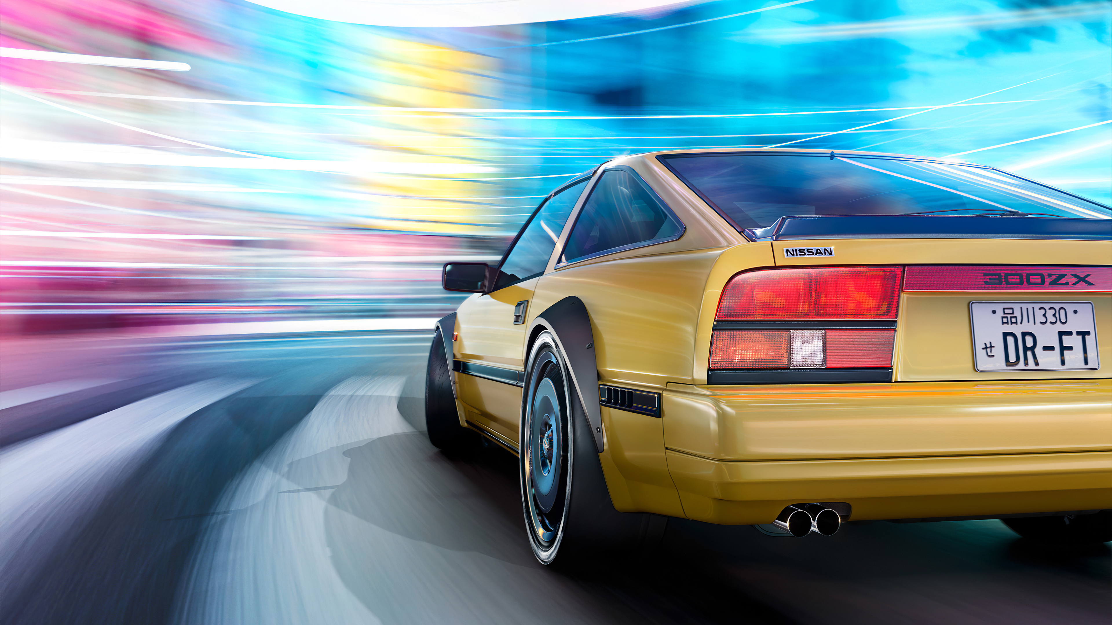 3840x2160 Nissan 300 Zx In Motion Blur 4k, HD Cars, 4k Wallpapers, Images, Backgrounds, Photos and Pictures