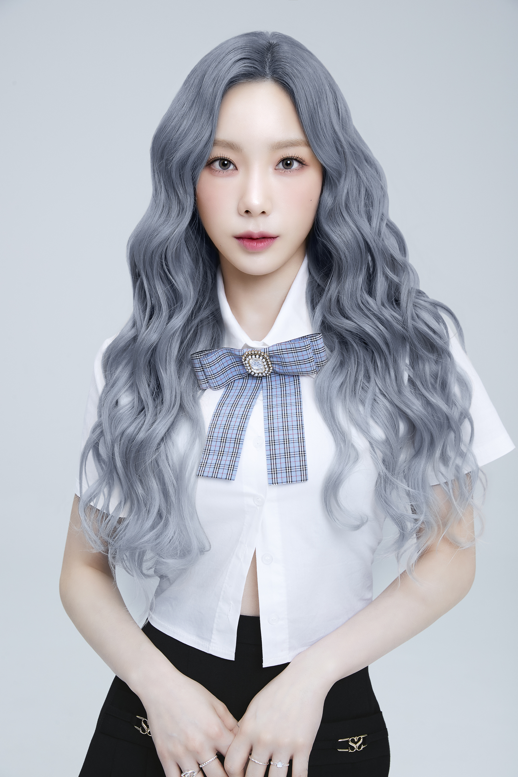 1784x2675 K Pop Kim Taeyeon SNSD Taeyeon Korean Women Model Singer Gray Hair Dyed Hair Contact Lenses Asian Wallpaper Resolution: ID:1287750