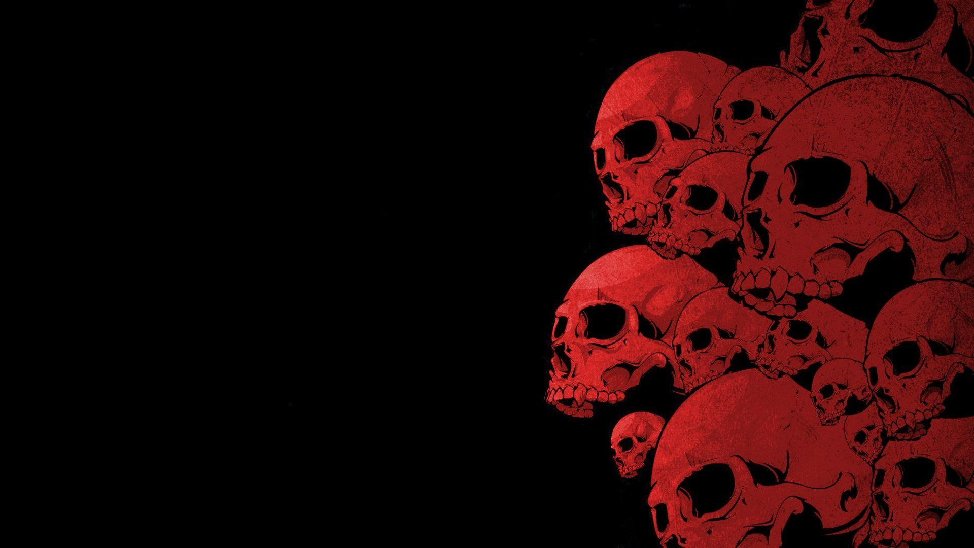 1920x1080 Red Skull Wallpapers