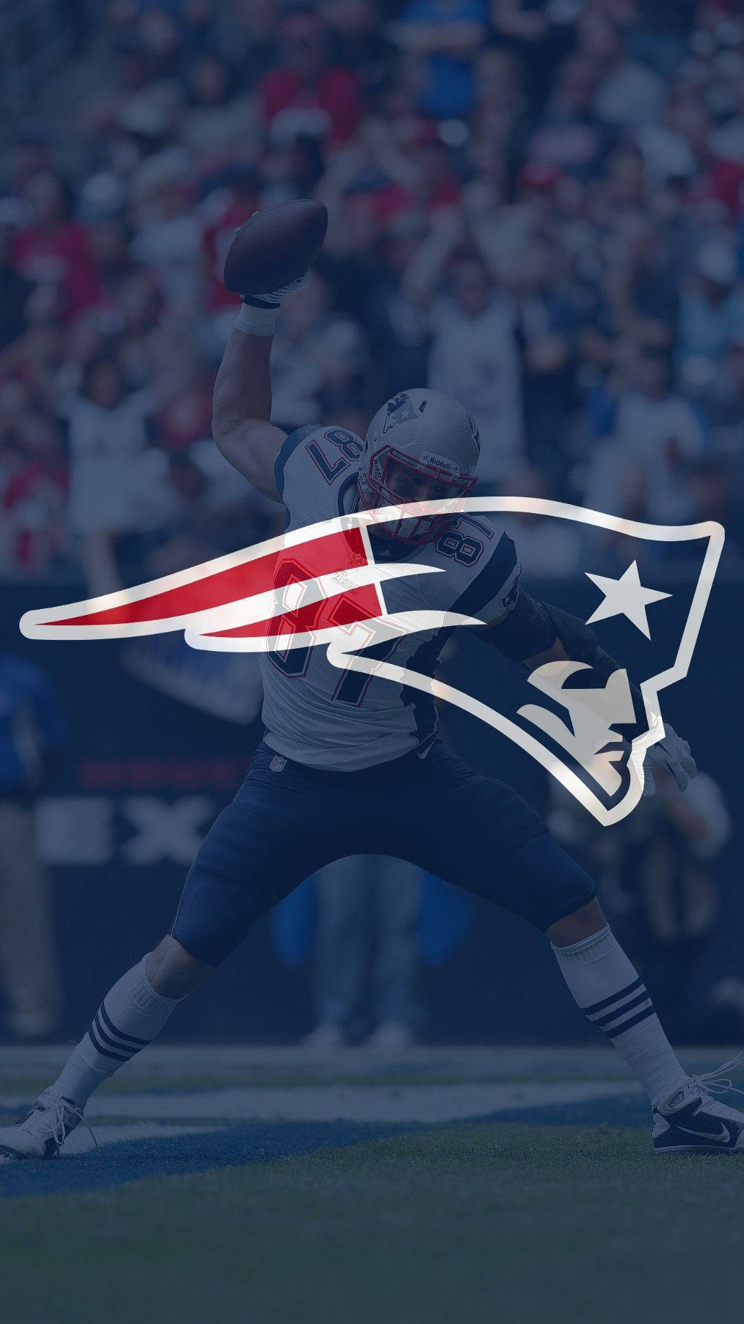 1080x1920 Download New England Patriots Logo Head Wallpaper