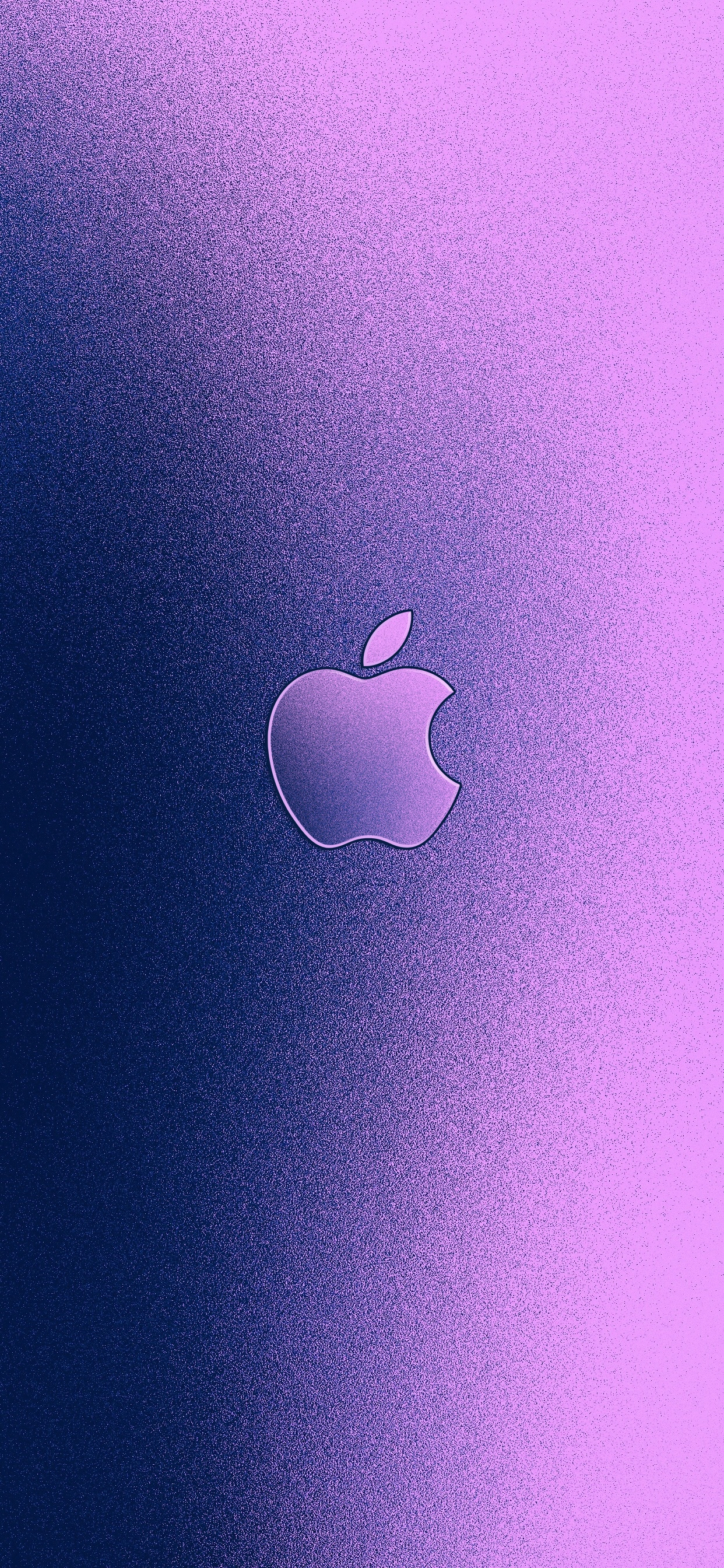1242x2688 Aluminum Apple logo wallpapers for iPhone