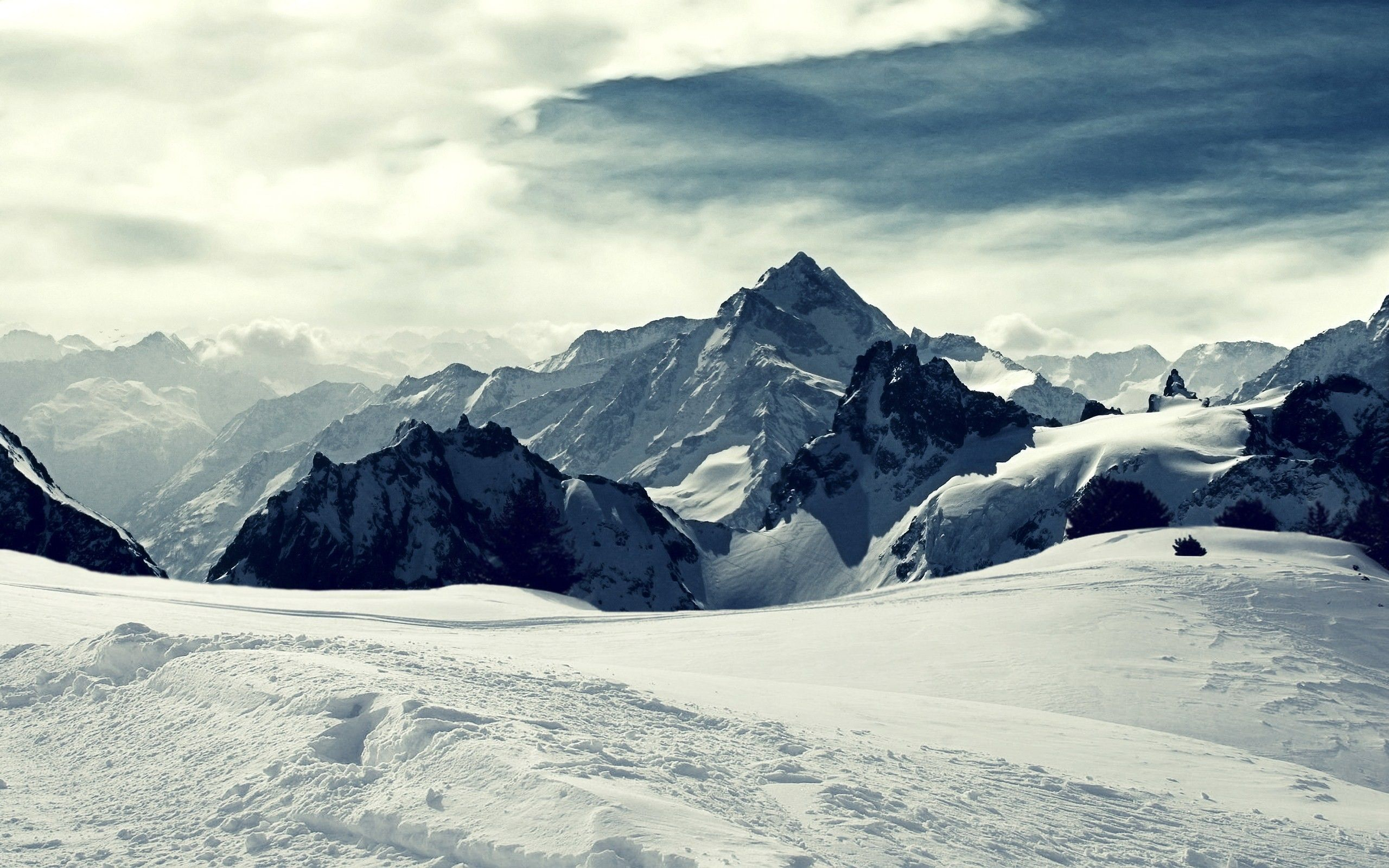 Windows Snowy Mountain Wallpapers and Backgrounds 4K, HD, Dual Screen