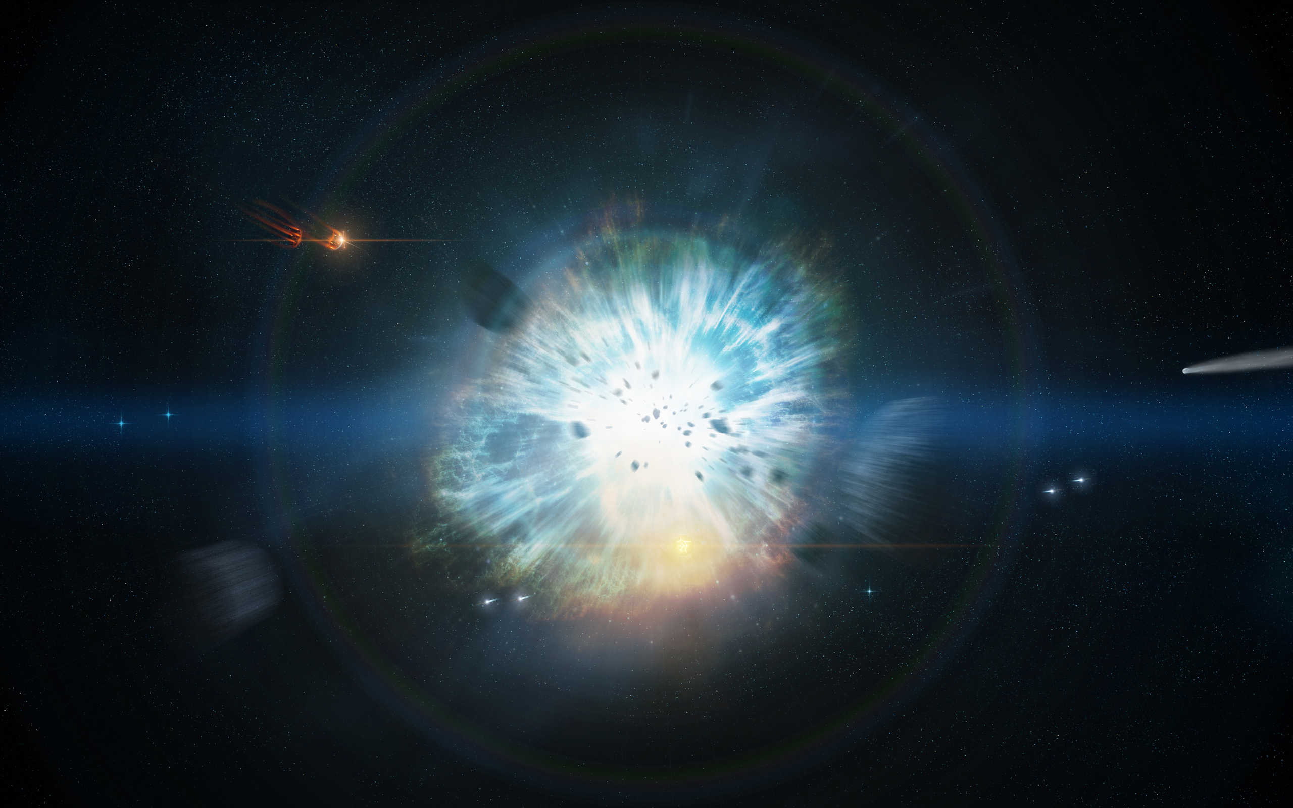 2560x1600 supernova, Stars, Explosion, Sci fi, Space, Stars Wallpapers HD / Desktop and Mobile Backgrounds
