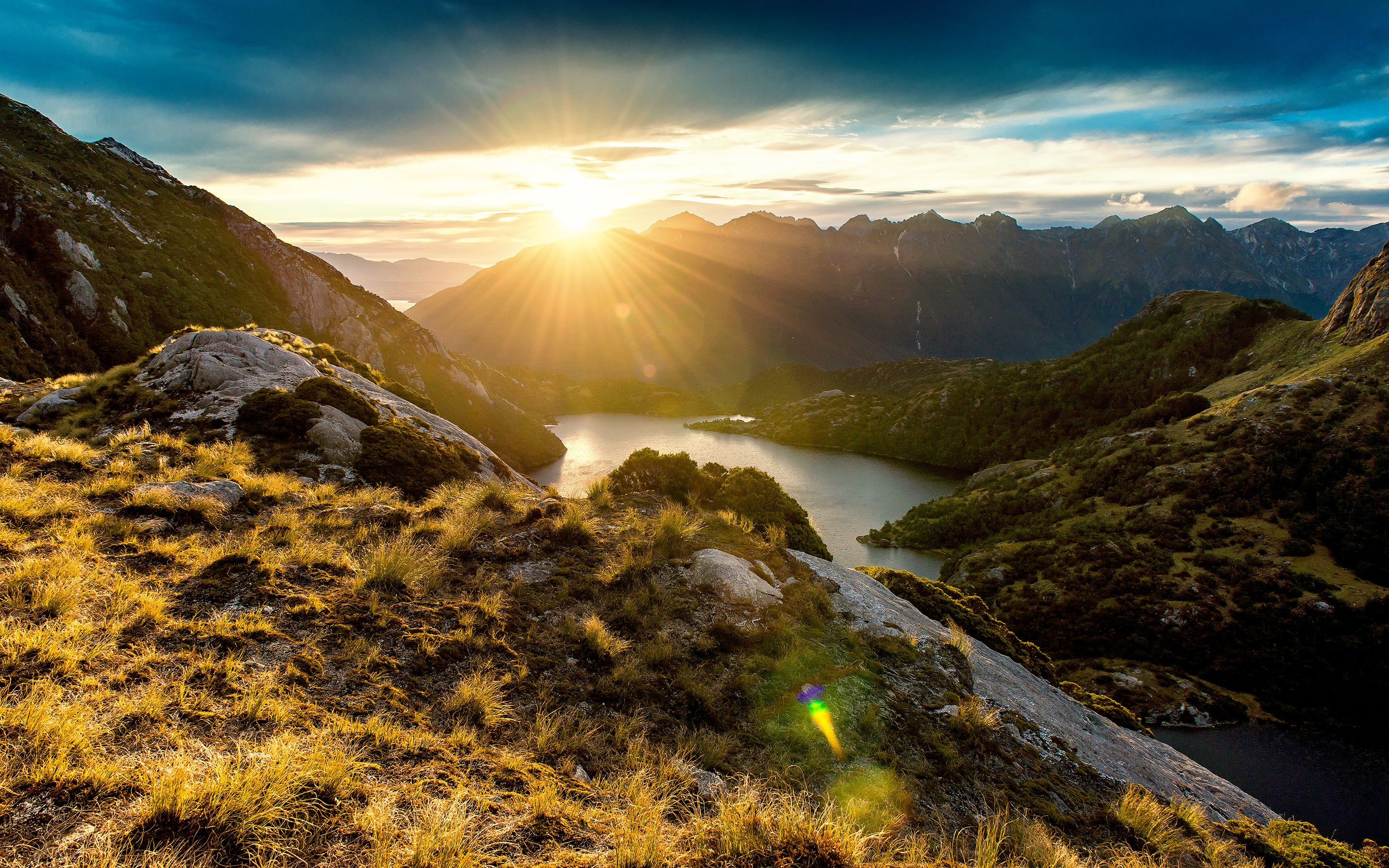 2880x1800 Fiordland Mountain Sunrise, HD Nature, 4k Wallpapers, Images, Backgrounds, Photos and Pictures