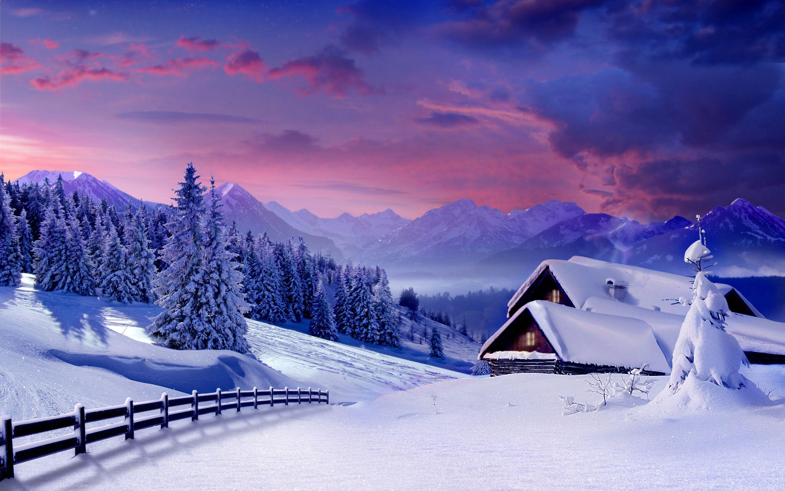 2560x1600 Beautiful Winter Nature Backgrounds