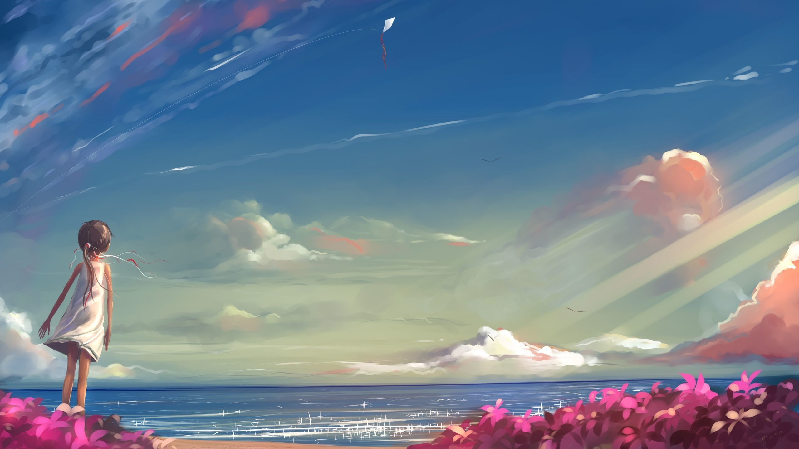 2560x1440 Anime Peaceful Wallpapers Top Free Anime Peaceful Backgrounds