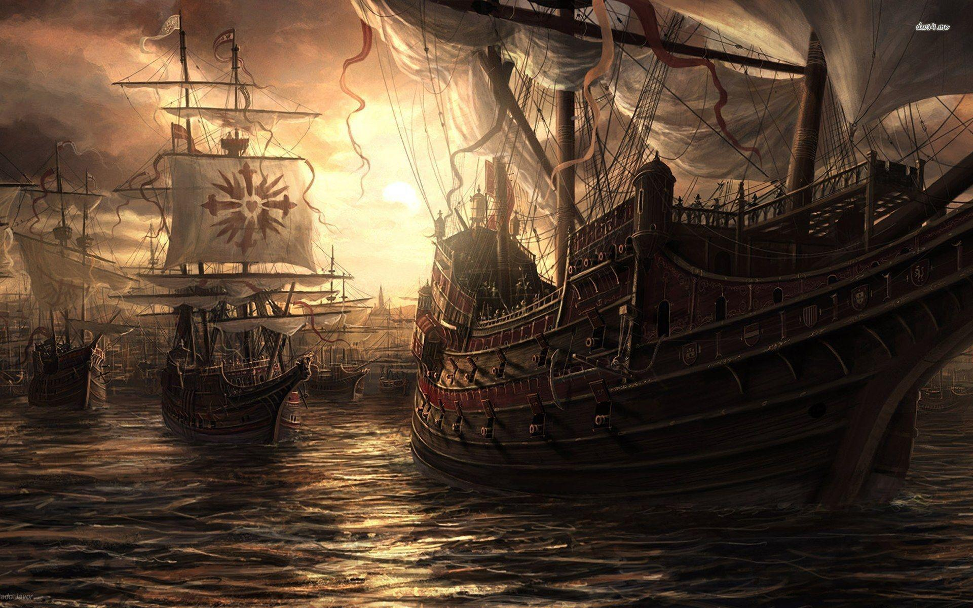 1920x1200 Pirate Ship Backgrounds