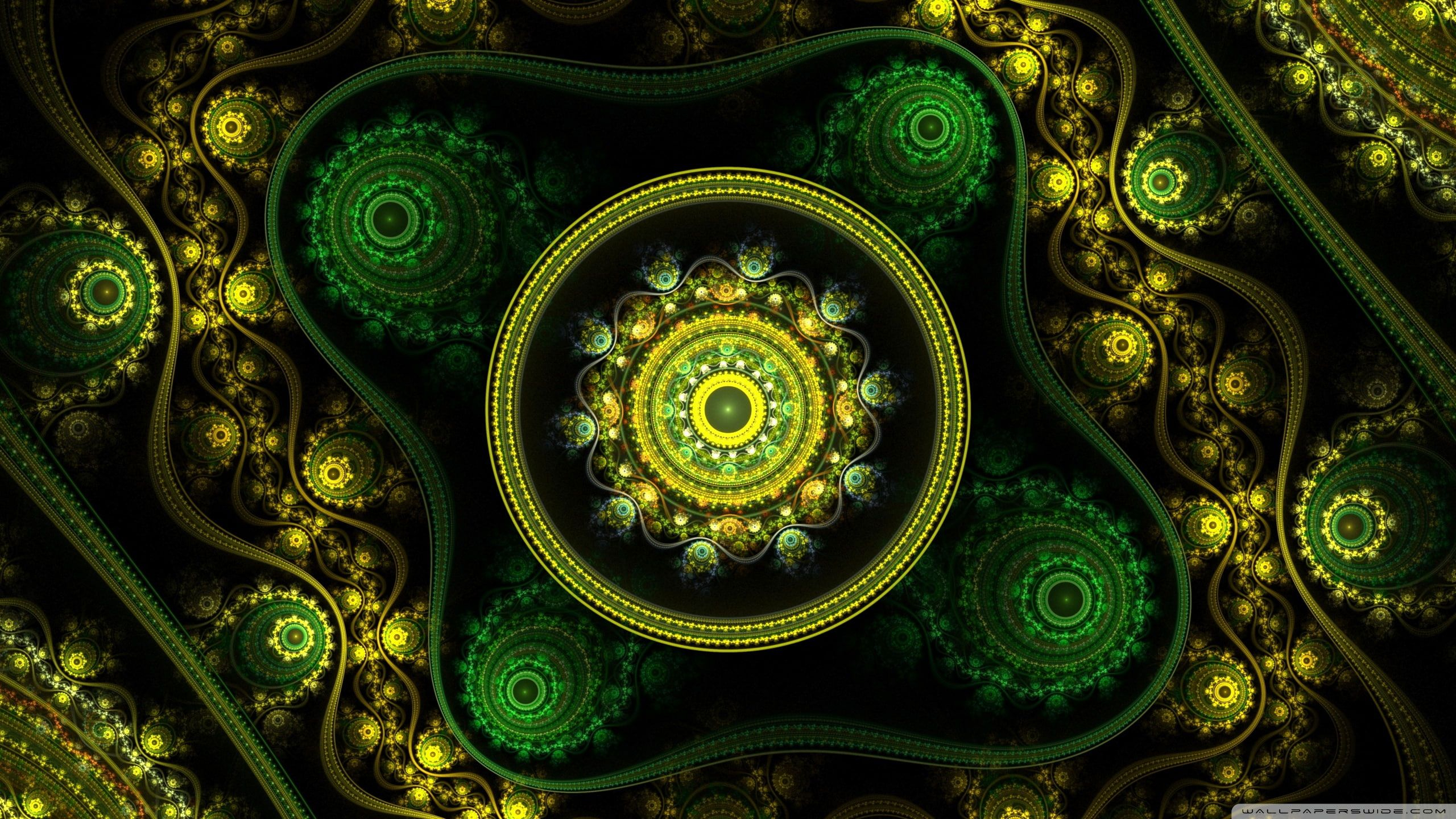 2560x1440 Psychedelic, trippy, fractal, no people, pattern, backgrounds | Optical illusion wallpaper, Fractals, Abstract wallpaper