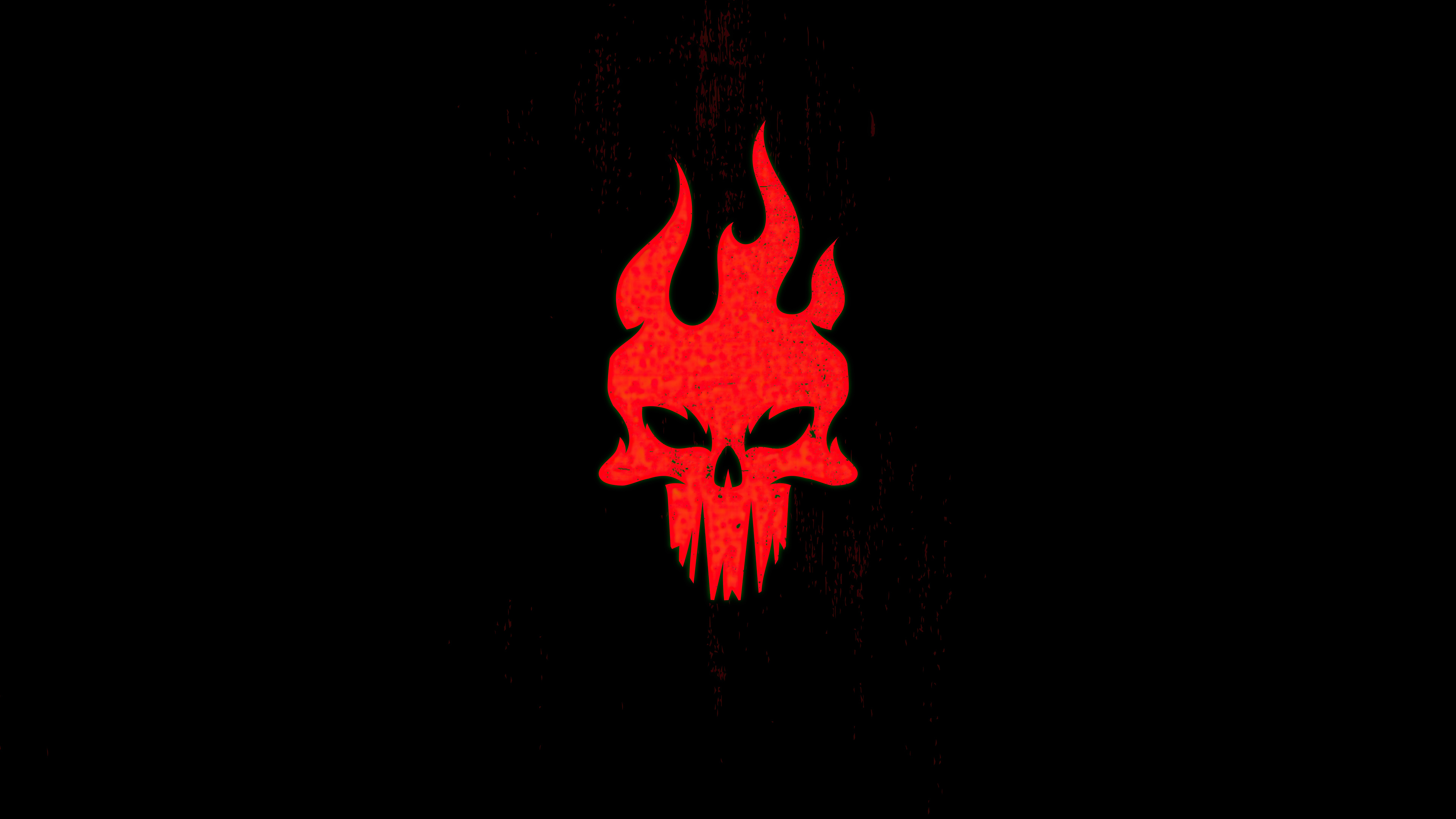3840x2160 Red Skull Minimal Light 4k, HD Artist, 4k Wallpapers, Images, Backgrounds, Photos and Pictures