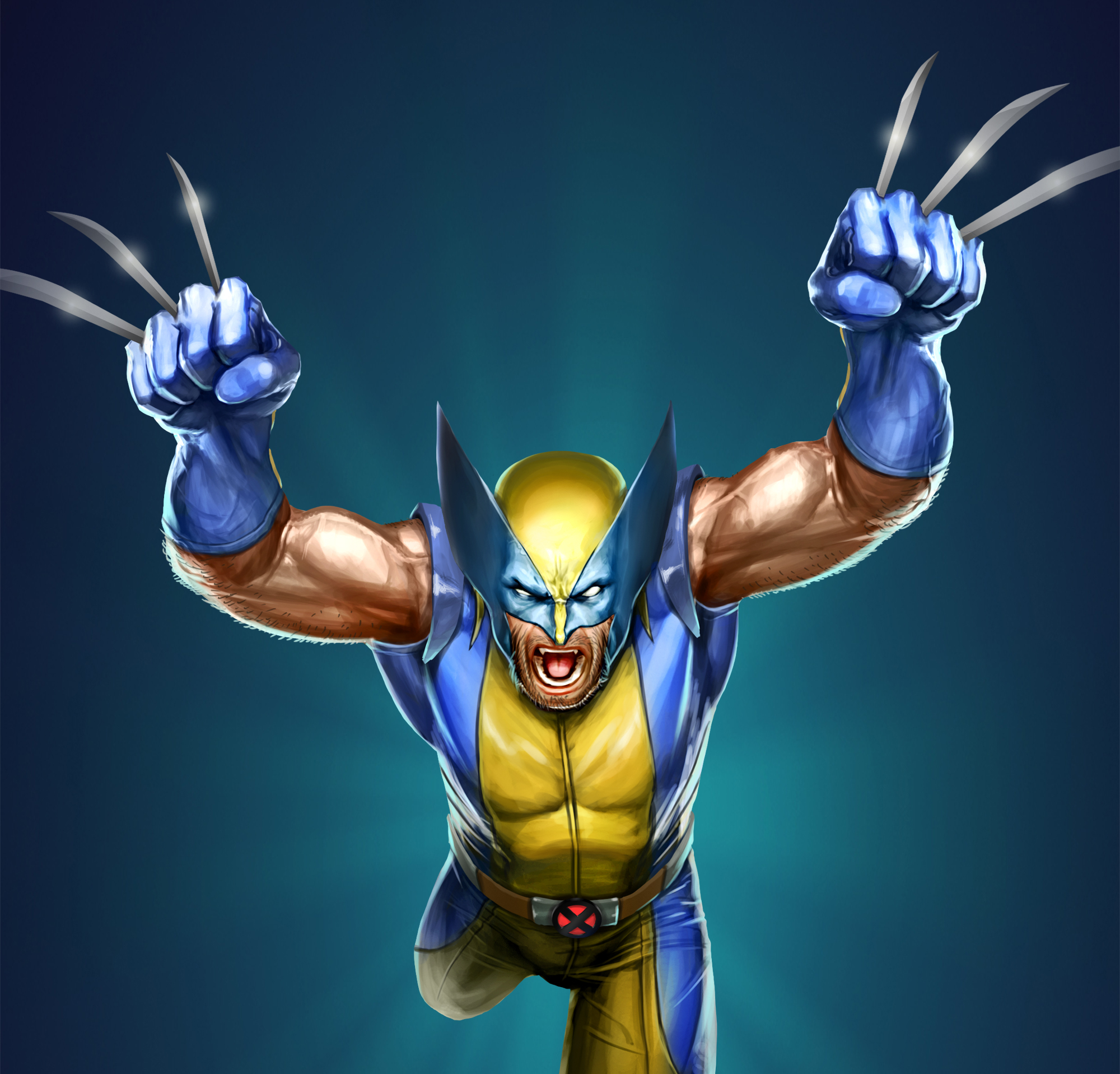 2000x1917 1920x1080 The Wolverine Marvel Artwork Laptop Full HD 1080P HD 4k Wallpapers, Images, Backgrounds, Photos and Pictures