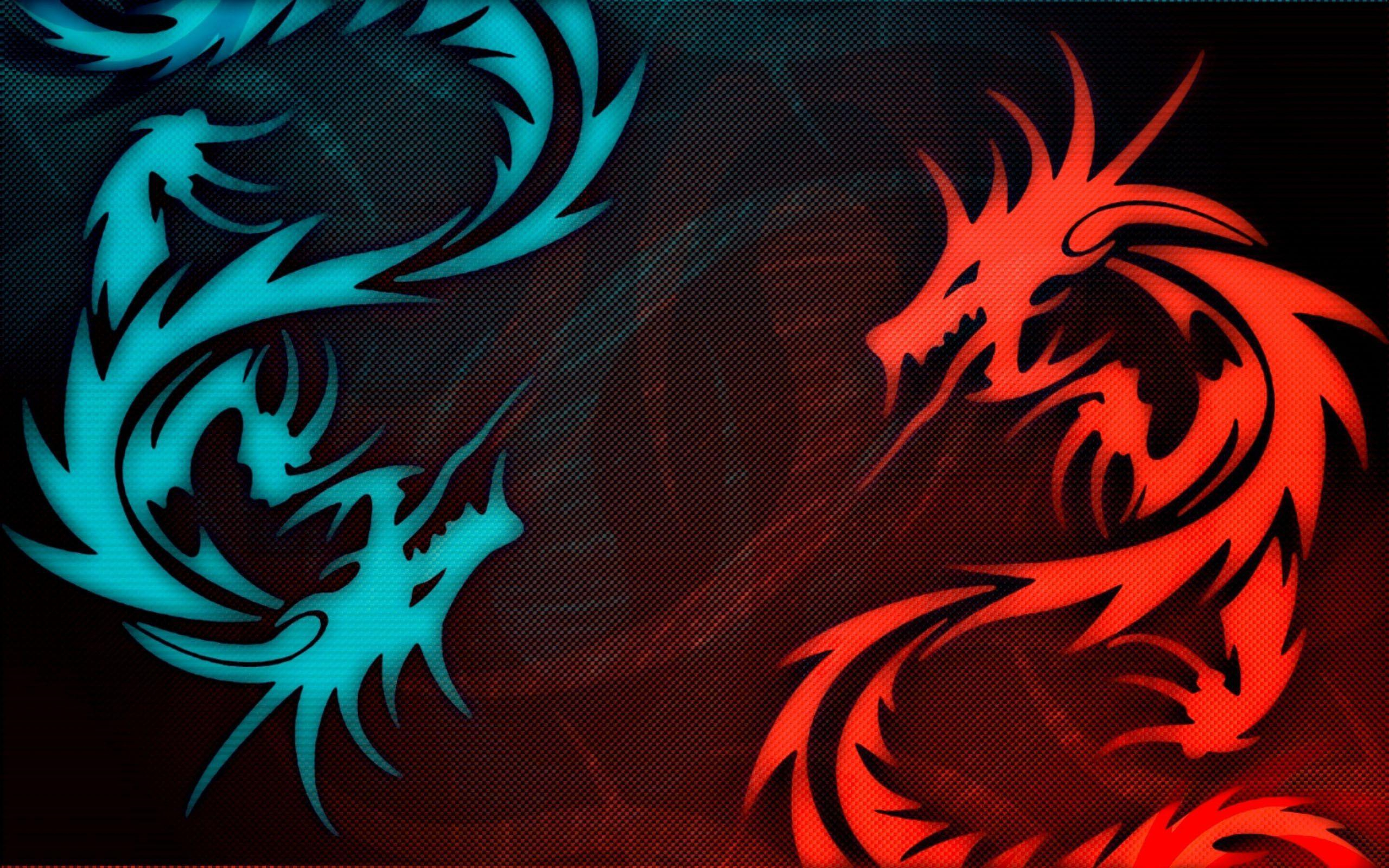 2560x1600 Red Black Dragon Wallpapers