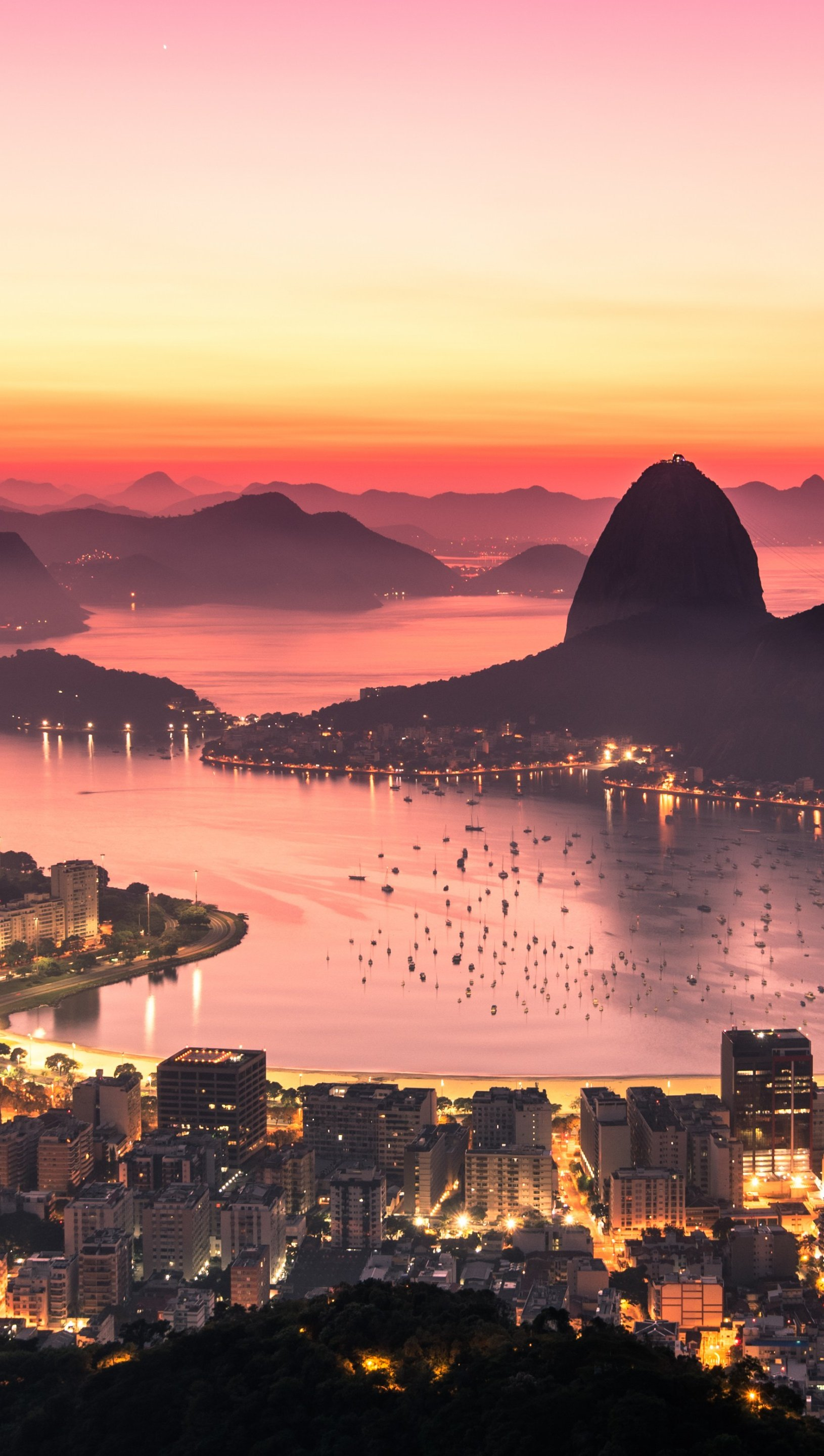 1630x2880 Sunrise in Rio de Janeiro Wallpaper 5k Ultra HD ID:3792