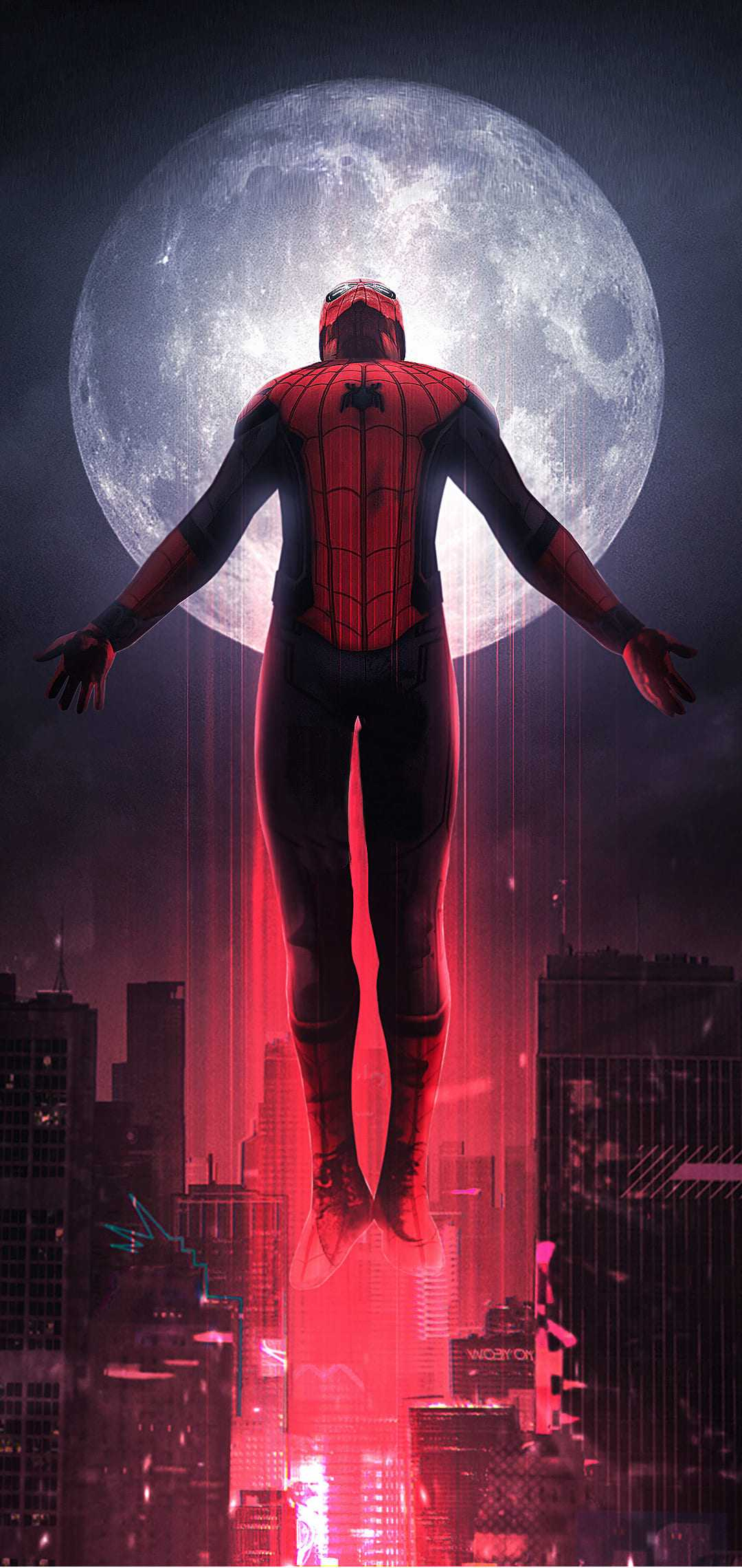 1080x2280 Spiderman Wallpaper
