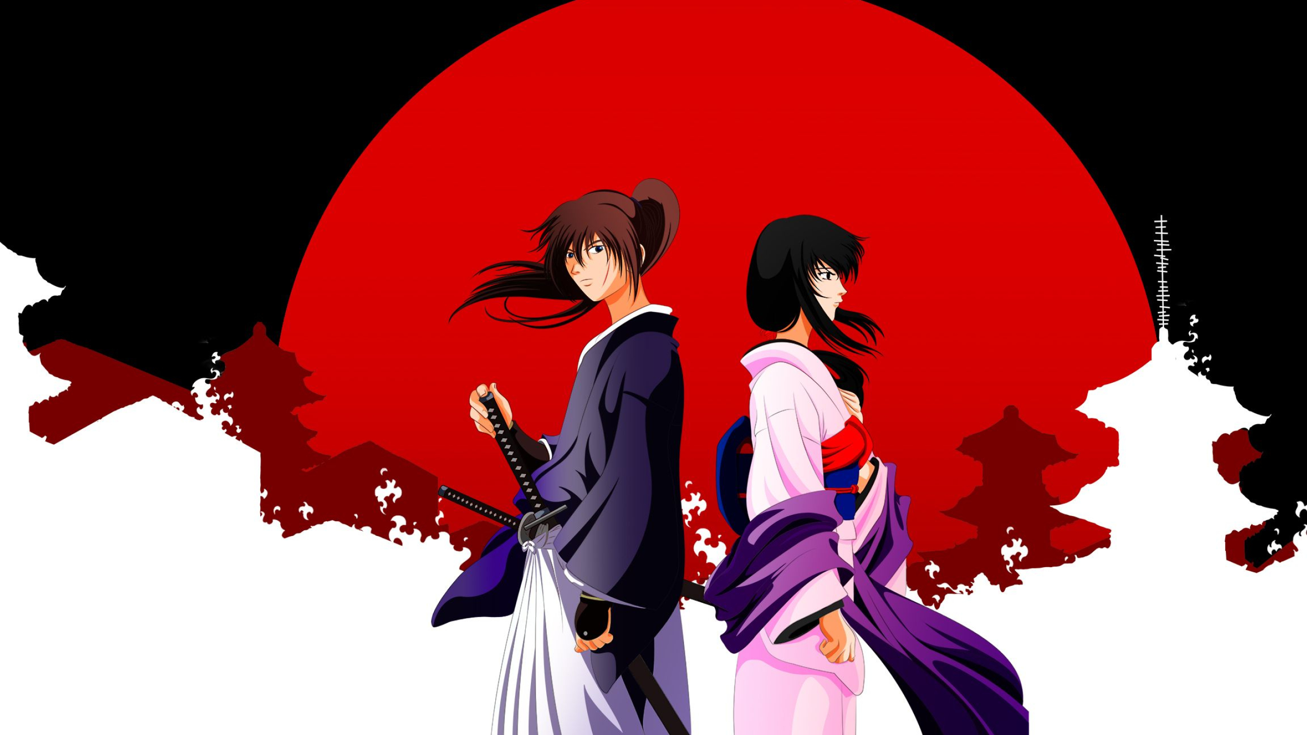 2560x1440 Download Rurouni Kenshin Wallpaper: In Memories () | Rurouni kenshin, Anime, Kenshin anime