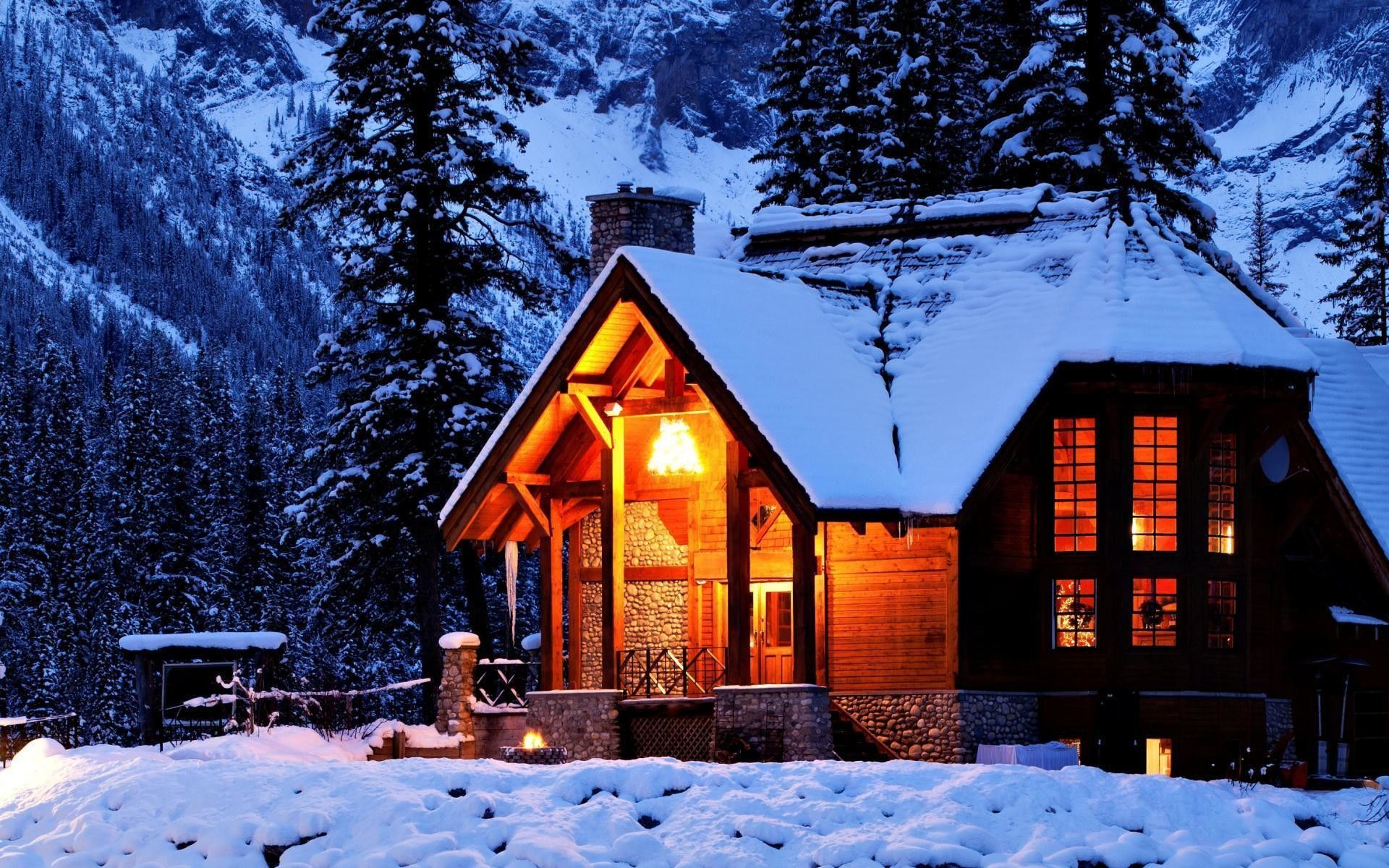 1920x1200 Snowy Cabin Wallpapers Top Free Snowy Cabin Backgrounds
