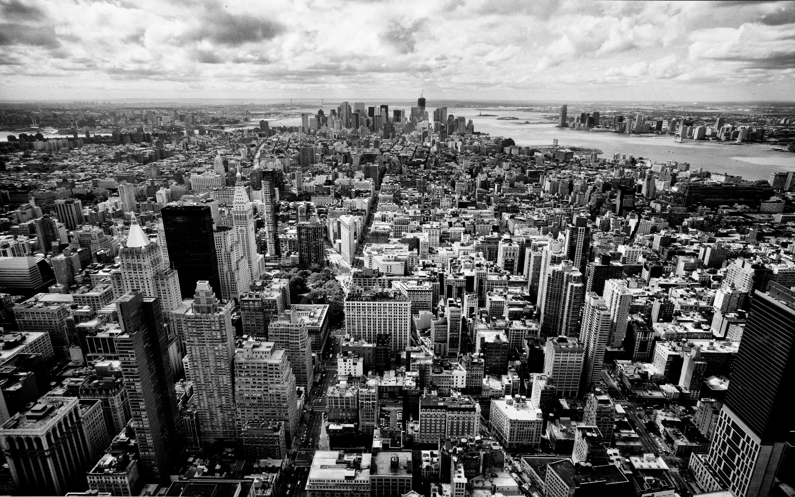 2560x1600 skyscrapers, Panorama, Nyc, Black, White, Skyscrapers, City, Pictures, Usa, New, York Wallpapers HD / Desktop and Mobile Backgrounds