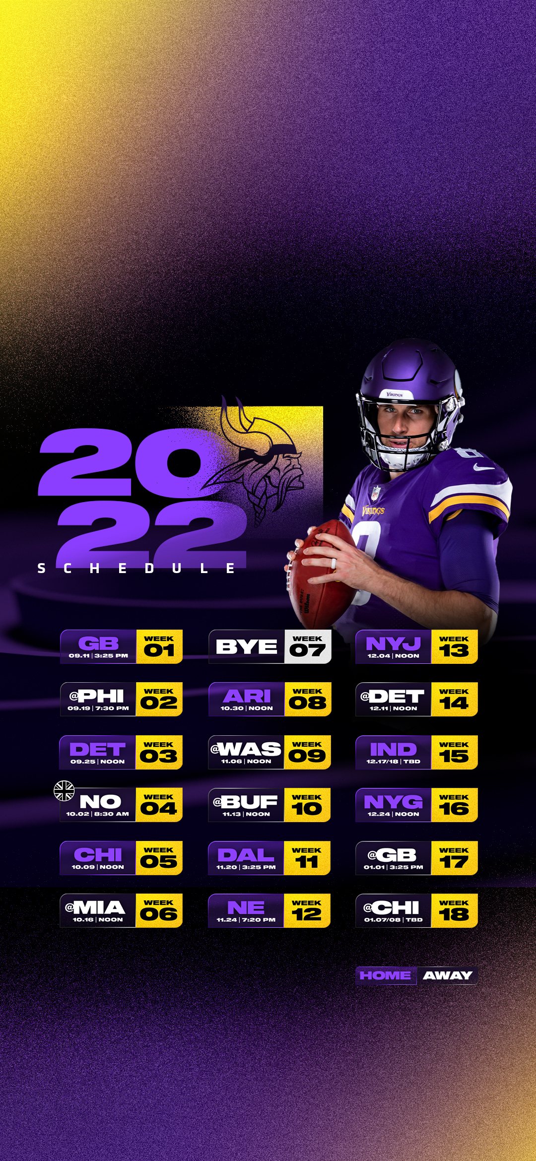 1080x2340 Mobile Wallpaper Official website of the Minnesota Vikings