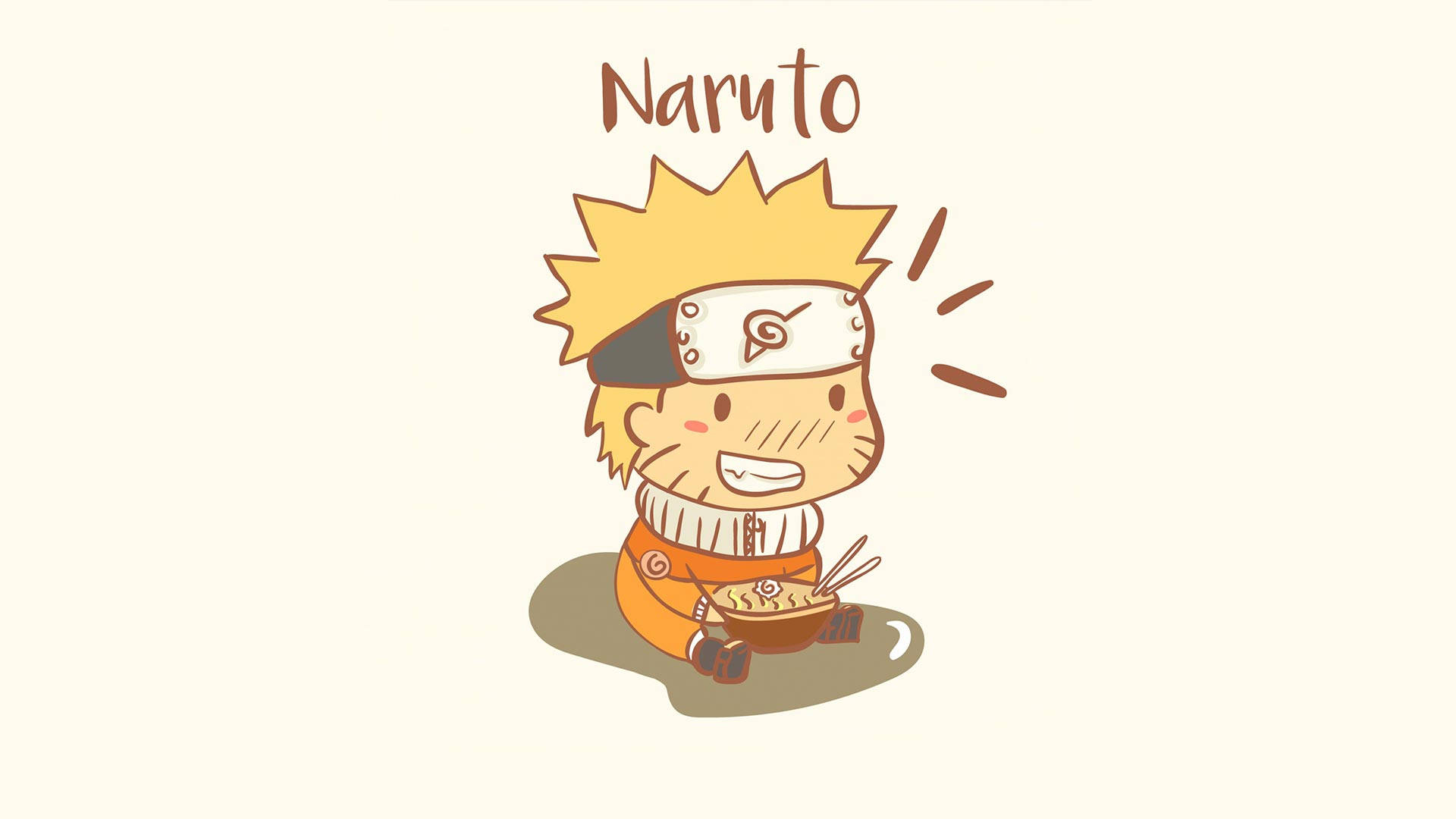 1920x1080 Download Chibi Naruto Eating Ramen Wallpaper