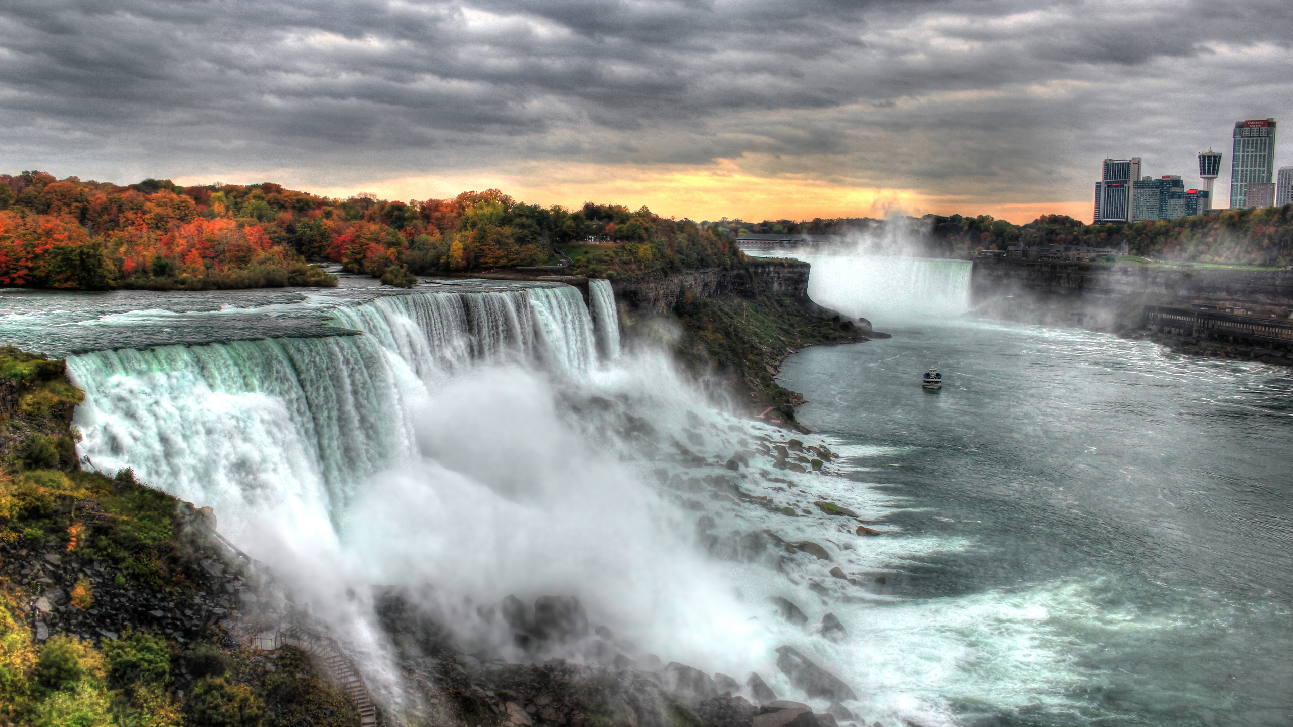 2560x1440 Sunset At Niagara Falls 5k 1440P Resolution HD 4k Wallpapers, Images, Backgrounds, Photos and Pictures