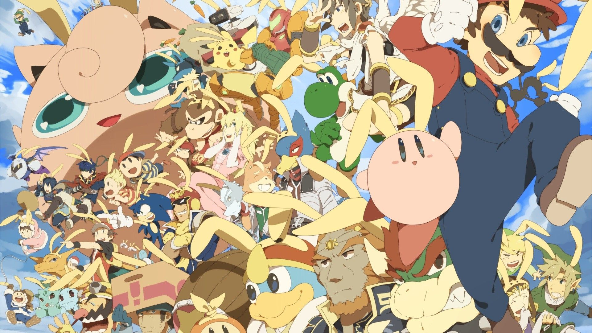 1920x1080 Anime Super Smash Bros. wallpaper | Digimon, Smash bros, Super smash bros