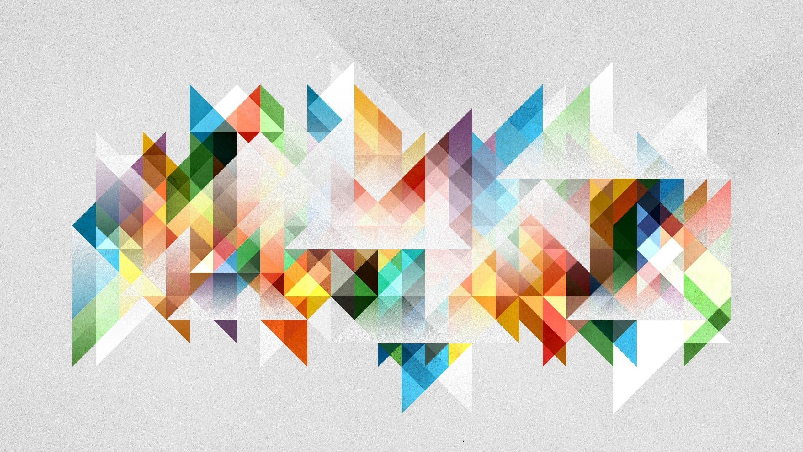 2560x1440 Abstract Shapes 4K Wallpapers