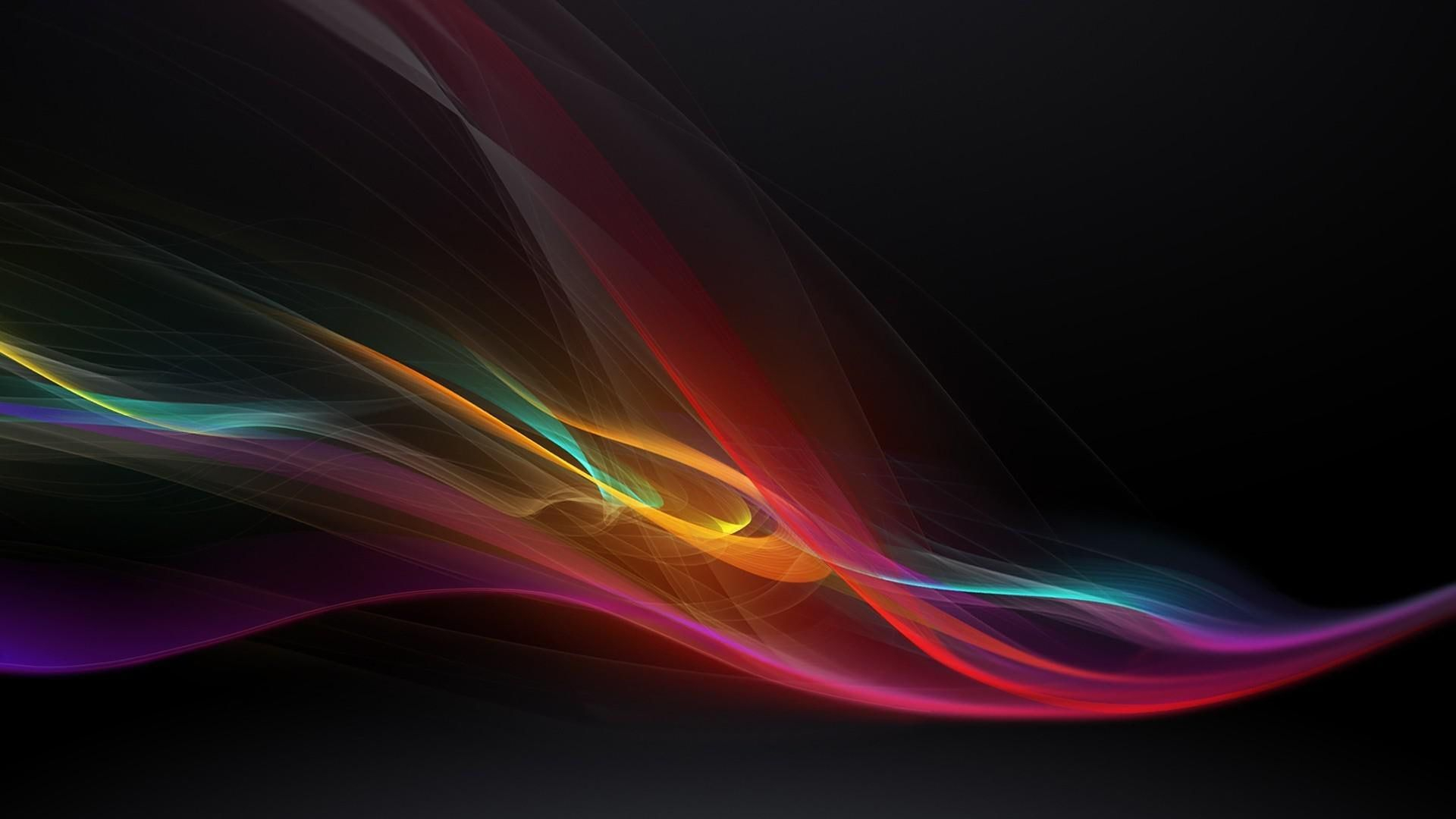 1920x1080 HD wallpaper: Neon translucent curves, red and yellow smoke, abstract, in 2022 | Wallpaper backgrounds, Blue abstract painting, Smoke painting