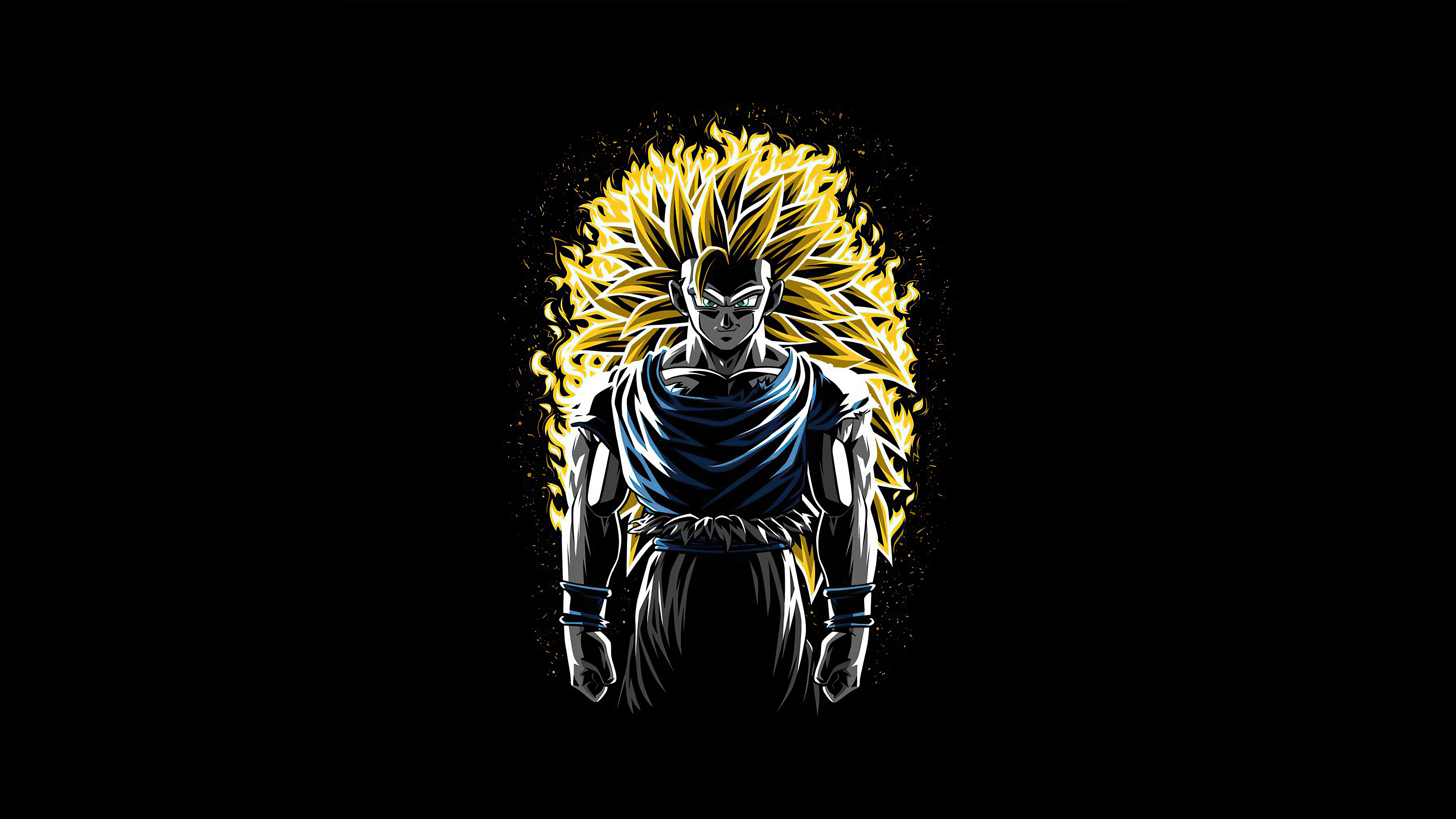 3840x2160 Battle Fire Super Saiyan 3 Goku Dragon Ball Z, HD Anime, 4k Wallpapers, Images, Backgrounds, Photos and Pictures
